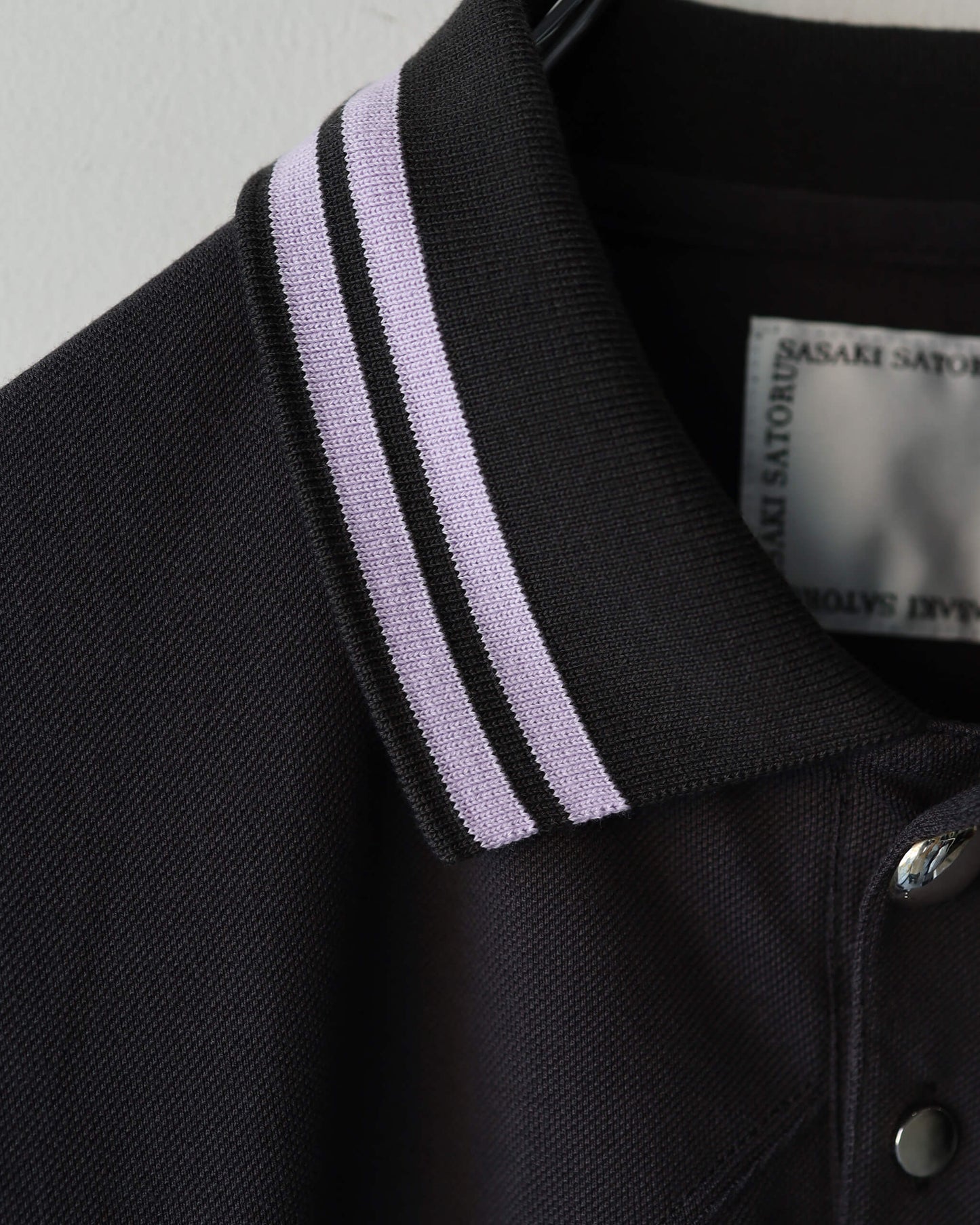 SPIRAL CUT POLO "Charcoal Black"