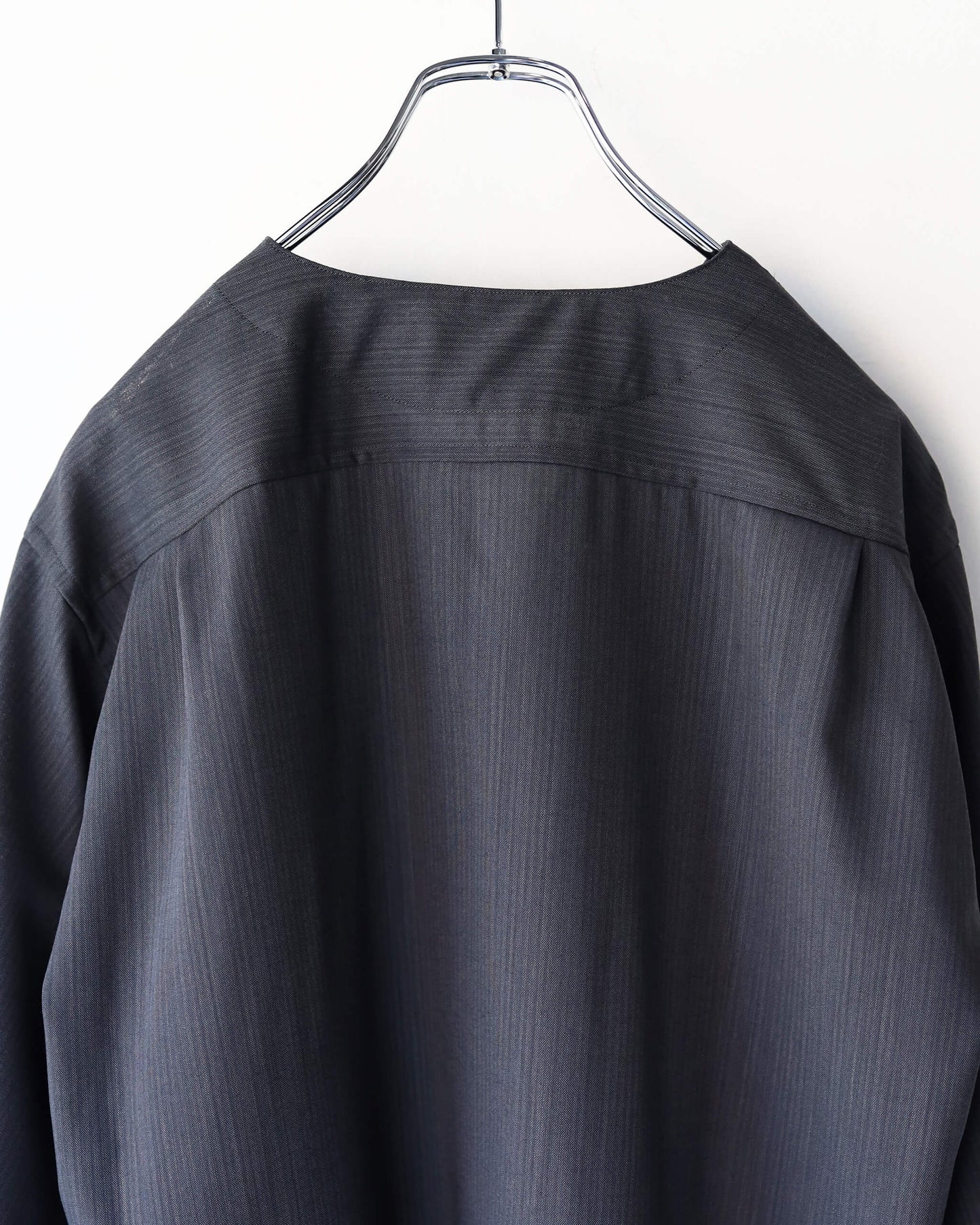 SKIPPER SHIRT WOOL HIGH TWIST TROPICAL "GRAY"