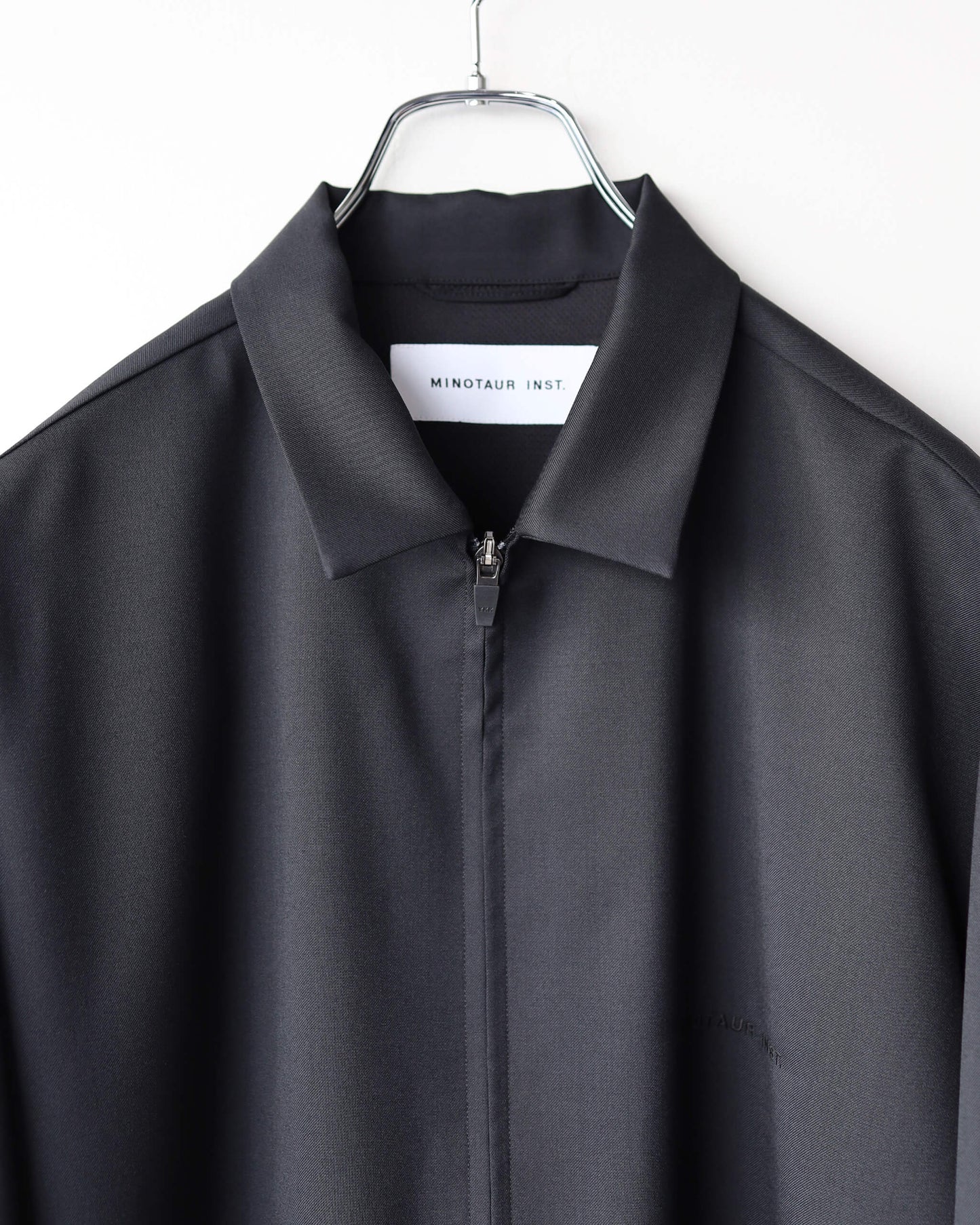 W ZIP SHIRTS BLOUSON "BLACK"