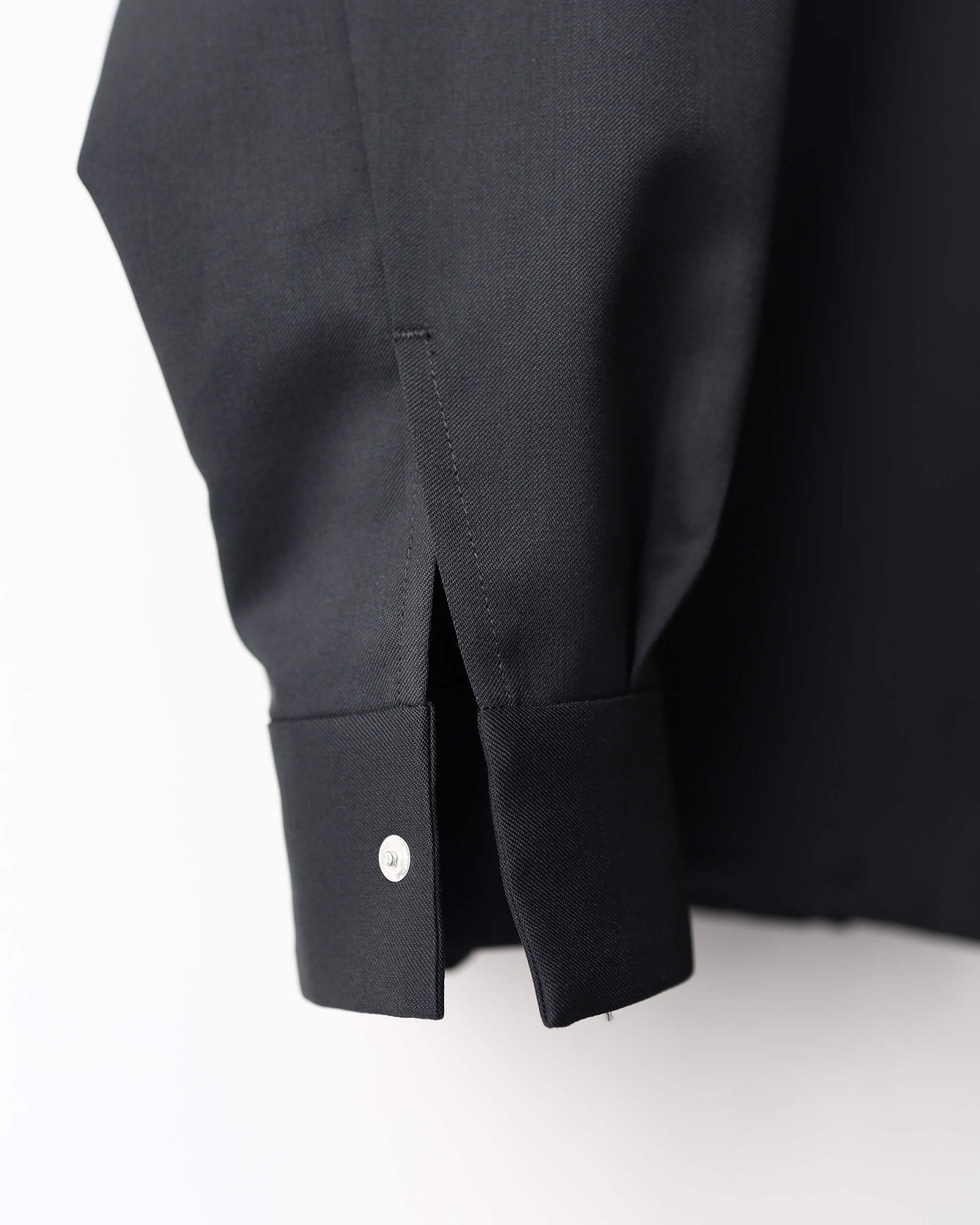 W ZIP SHIRTS BLOUSON "BLACK"