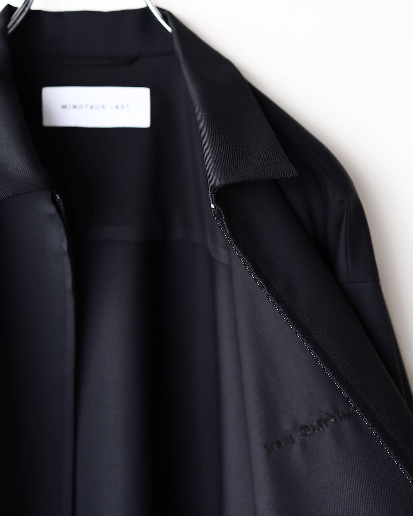 W ZIP SHIRTS BLOUSON "BLACK"