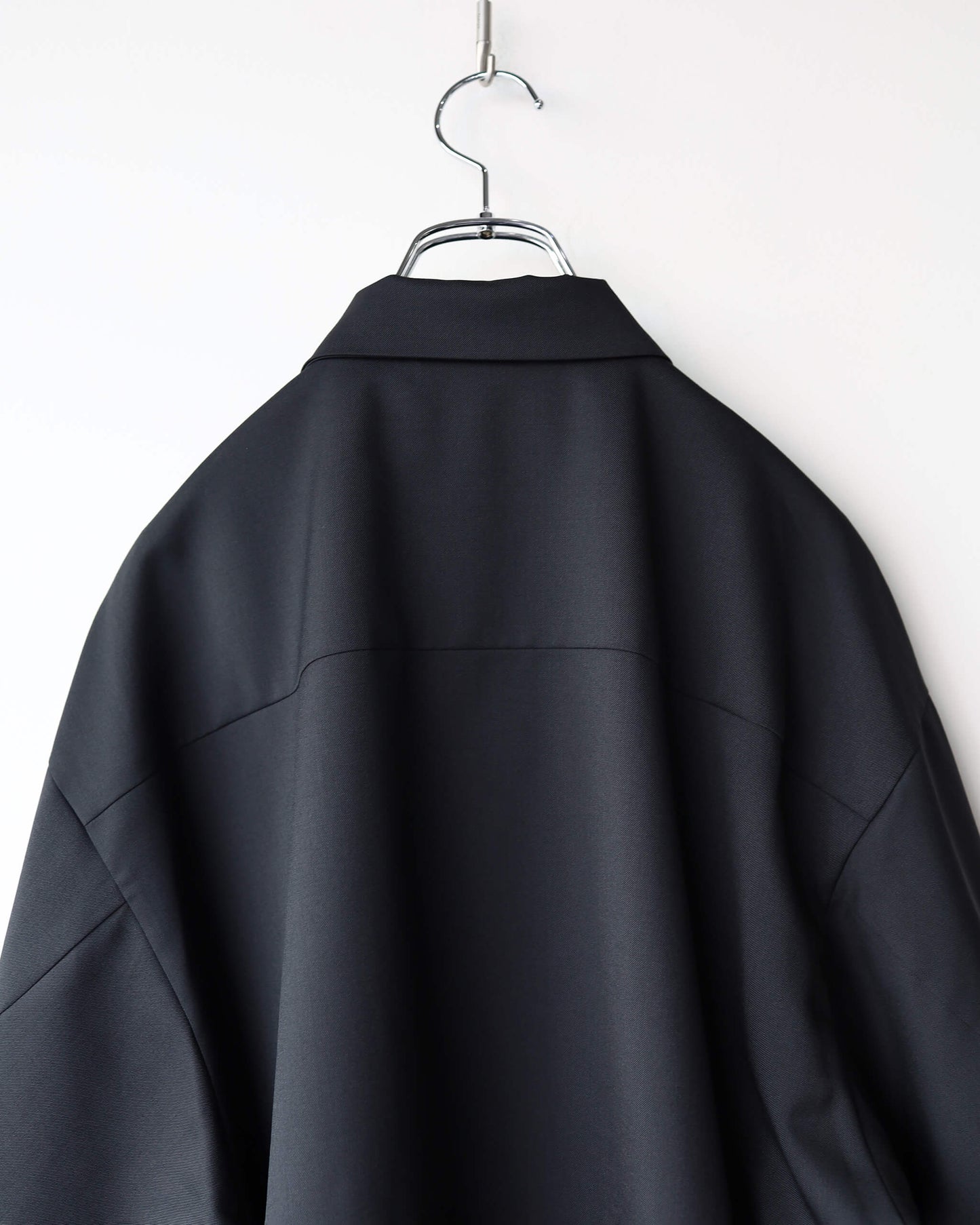 W ZIP SHIRTS BLOUSON "BLACK"