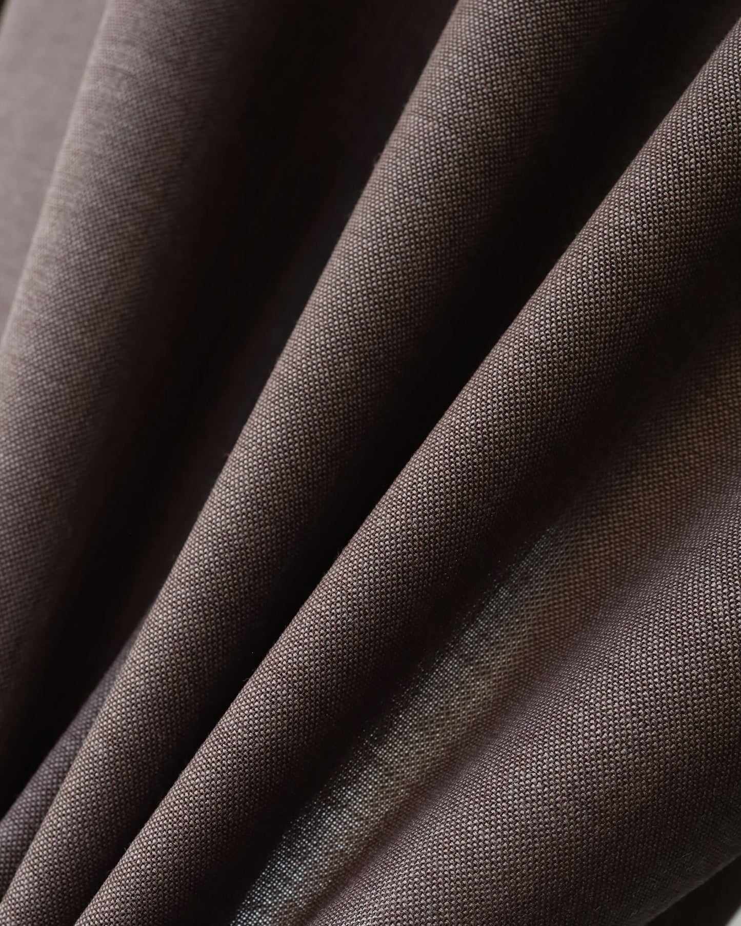 SKIPPER SHIRT WOOL HIGH TWIST TROPICAL "BROWN"