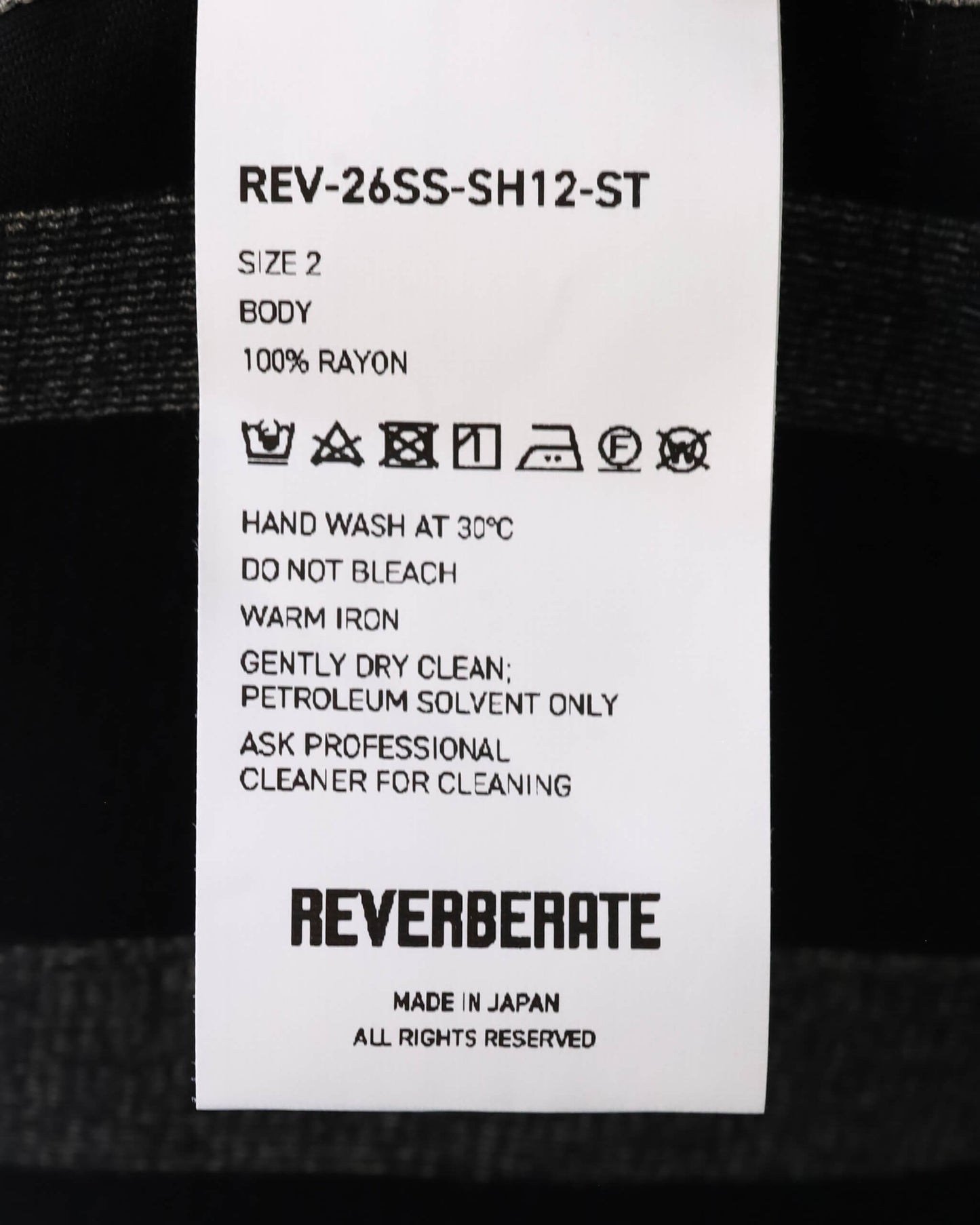 OPEN COLLAR SHIRT "WHITE × BLACK"