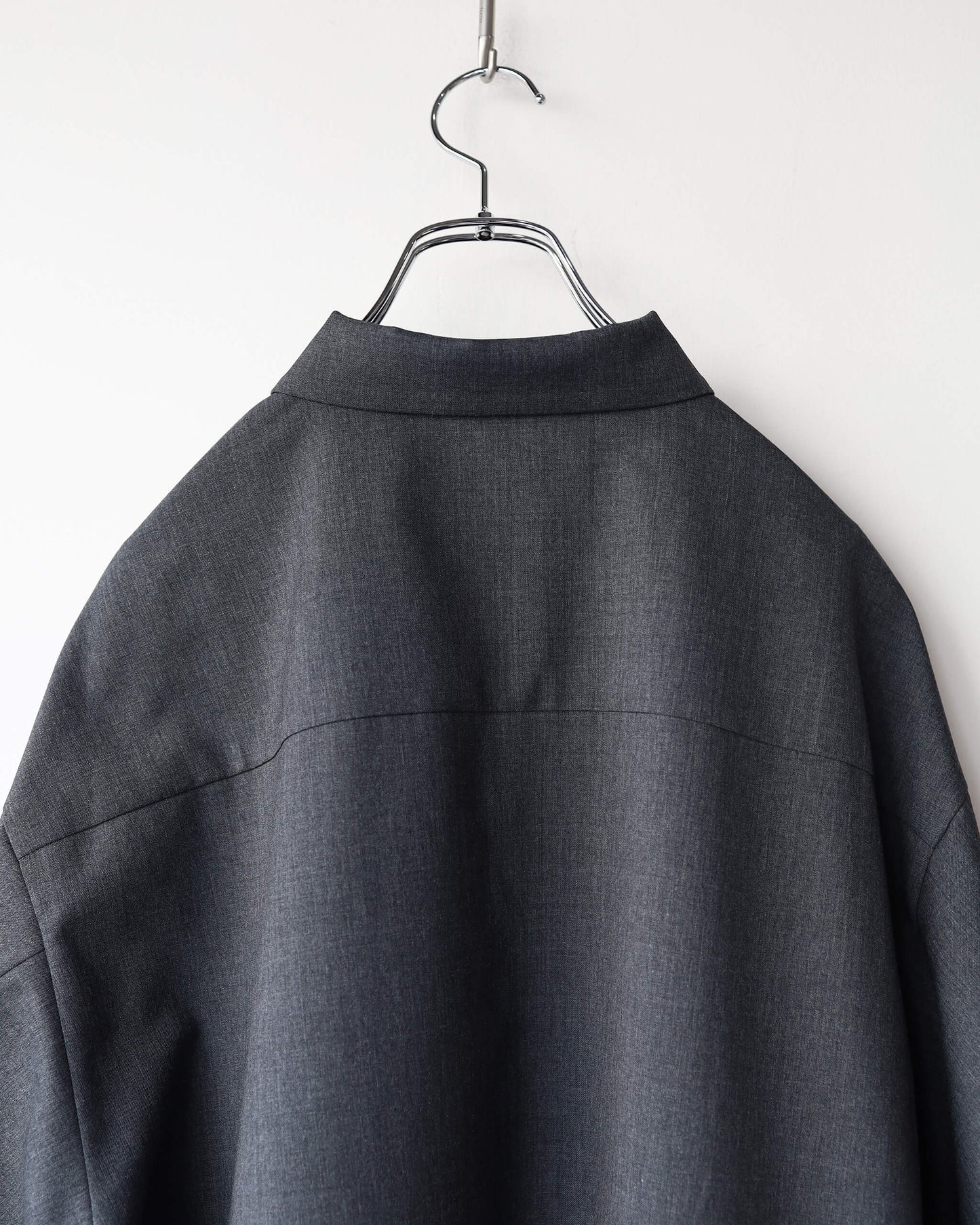 W ZIP SHIRTS BLOUSON "GRAY"