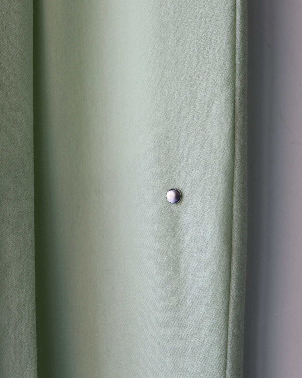 WOOL TAPERED TROUSERS "MINT"