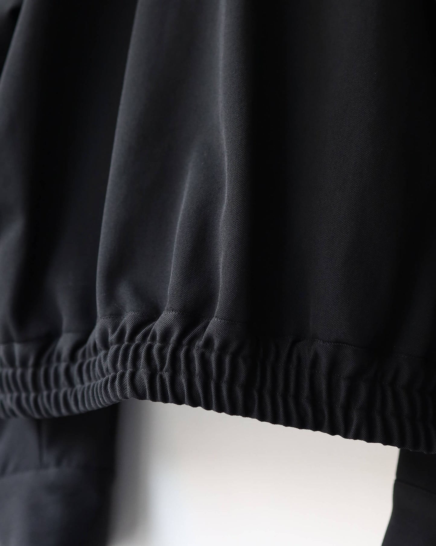 DOG EAR JACKET 2/60 WASHER WOOL GABARDINE "BLACK"