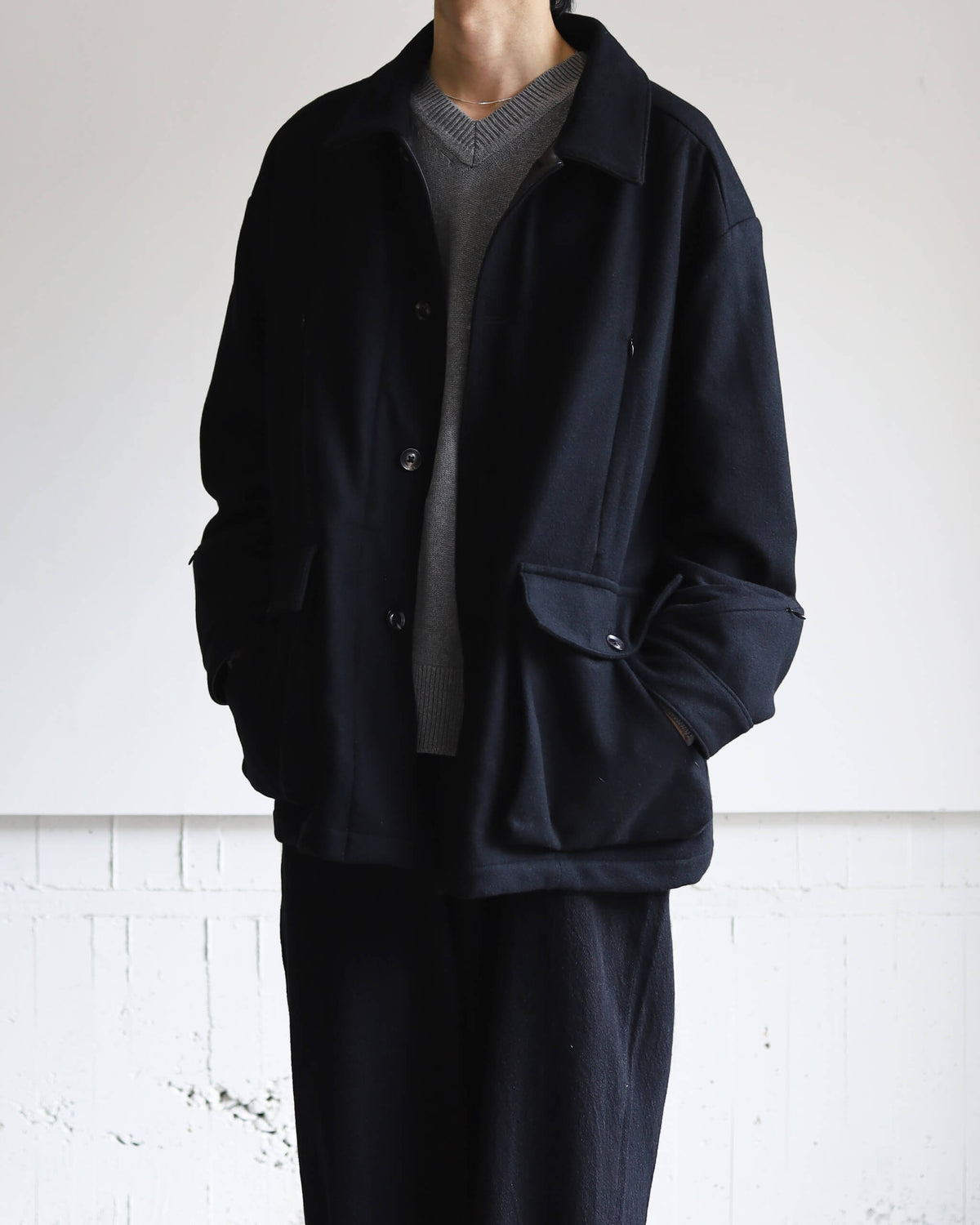 COVERALL JACKET "BLACK"