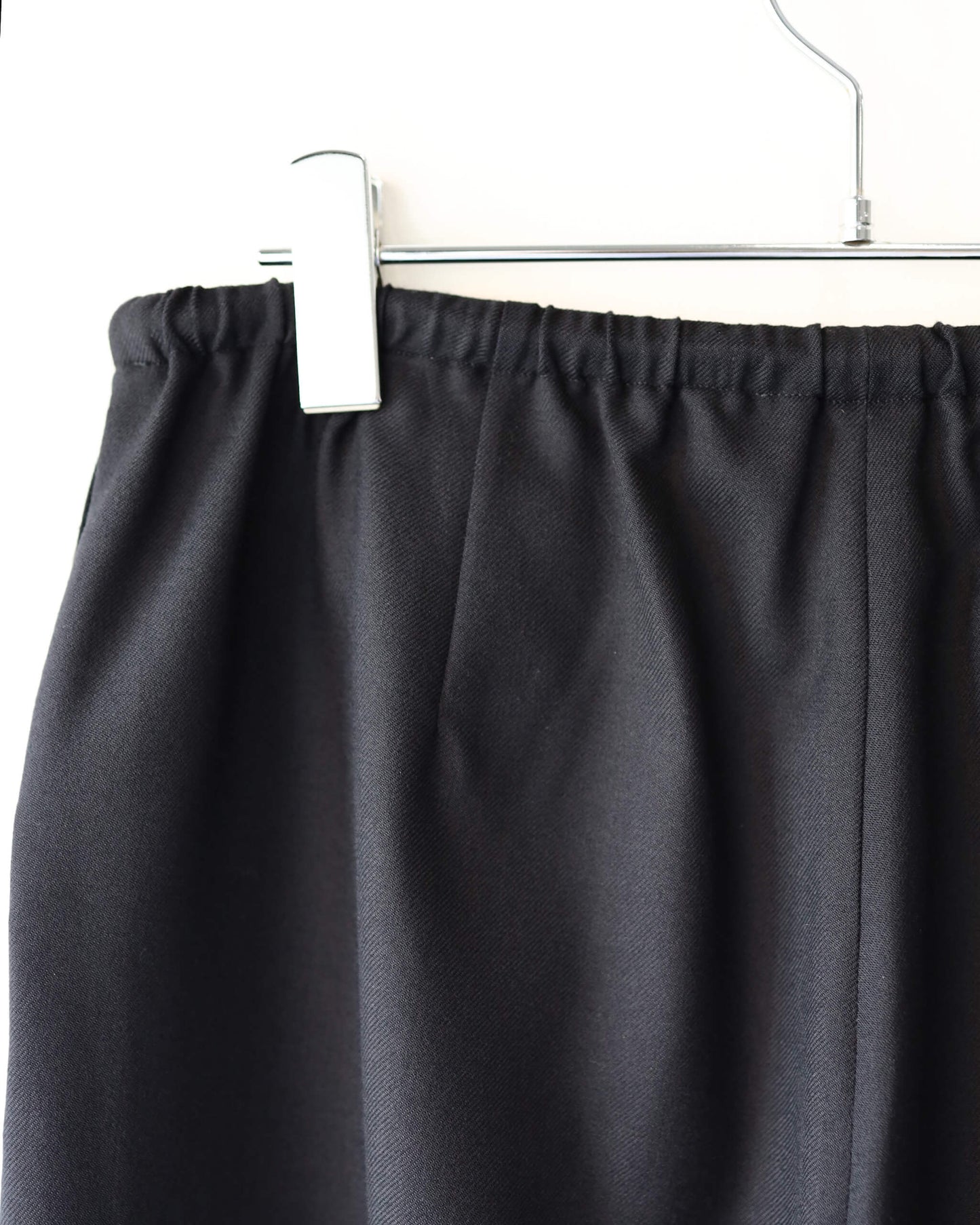 PAJAMA PANTS 2/80 ORGANIC WOOL VIYELLA "BLACK"