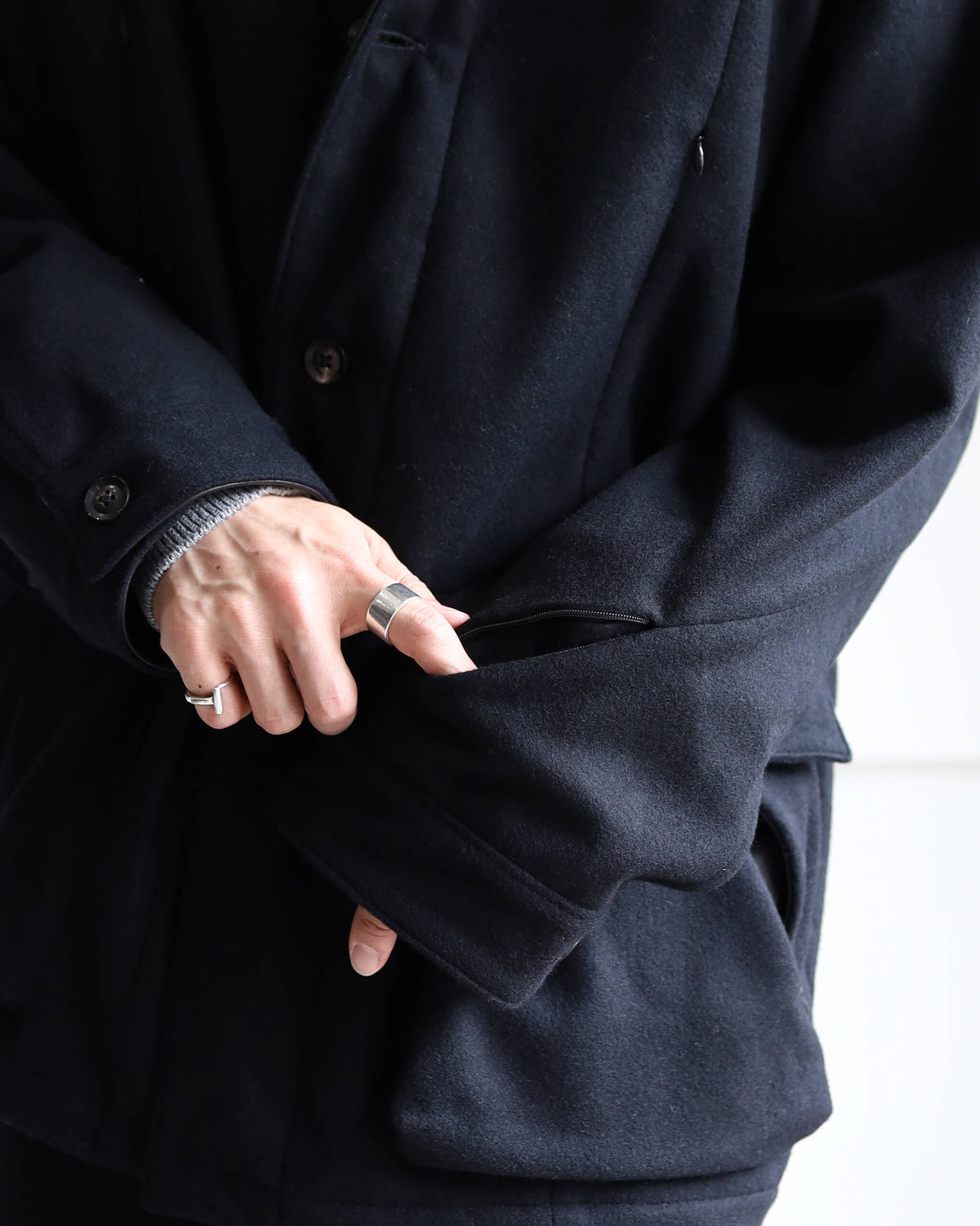 COVERALL JACKET "BLACK"