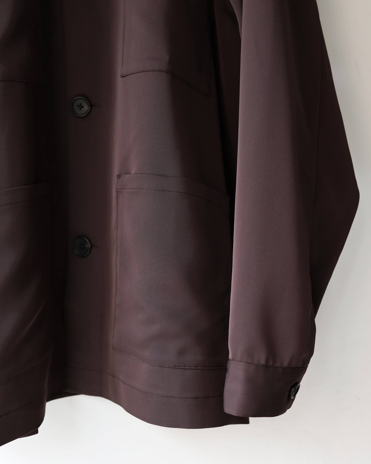 SUPPLE WORK SHIRT "BROWN"