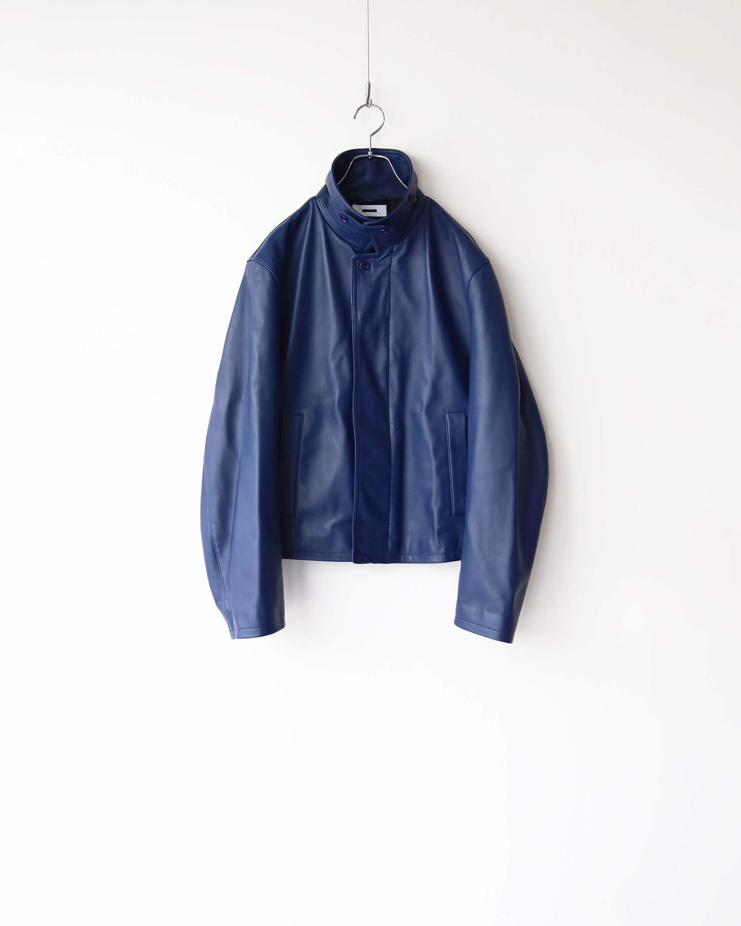 ST LEATHER JACKET "BLUE"