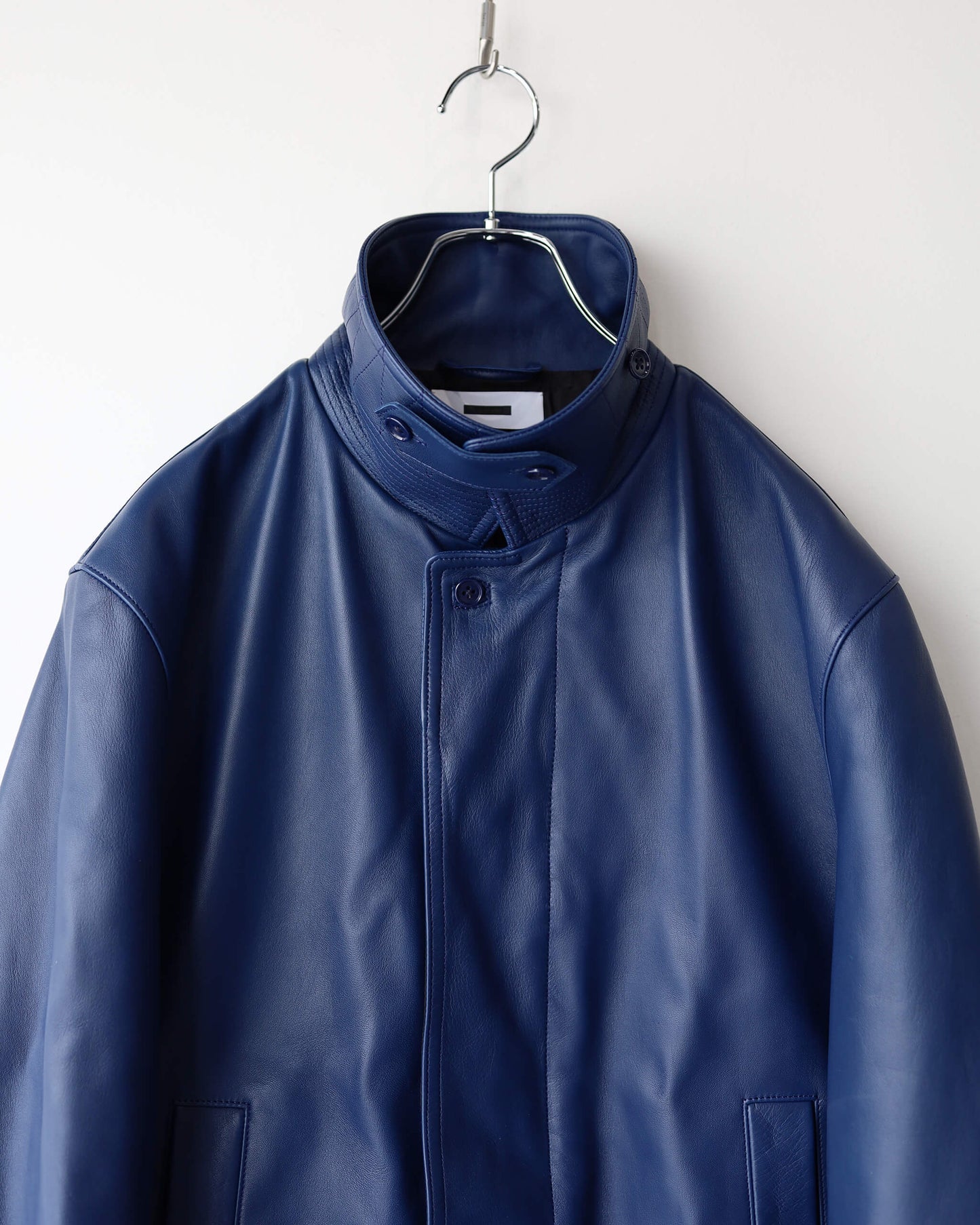 ST LEATHER JACKET "BLUE"