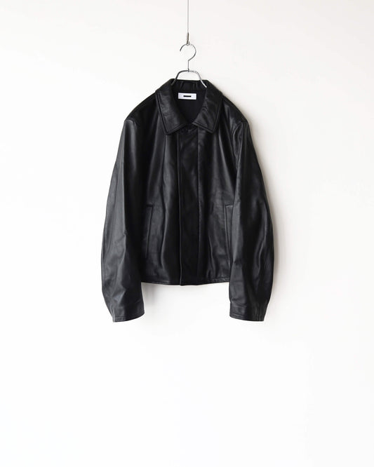 ST LEATHER JACKET "BLACK"