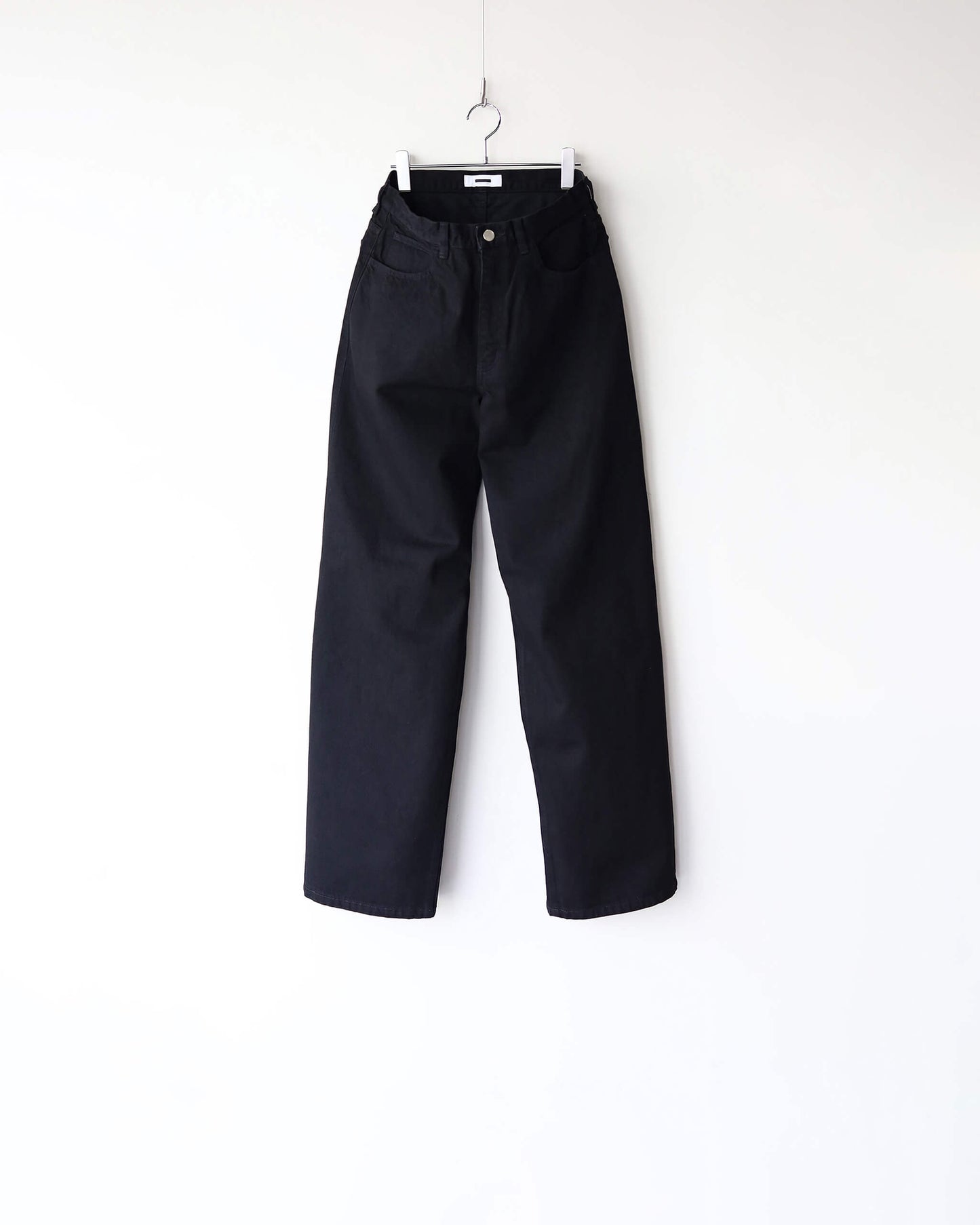 DENIM PANTS WIDE "BLACK"