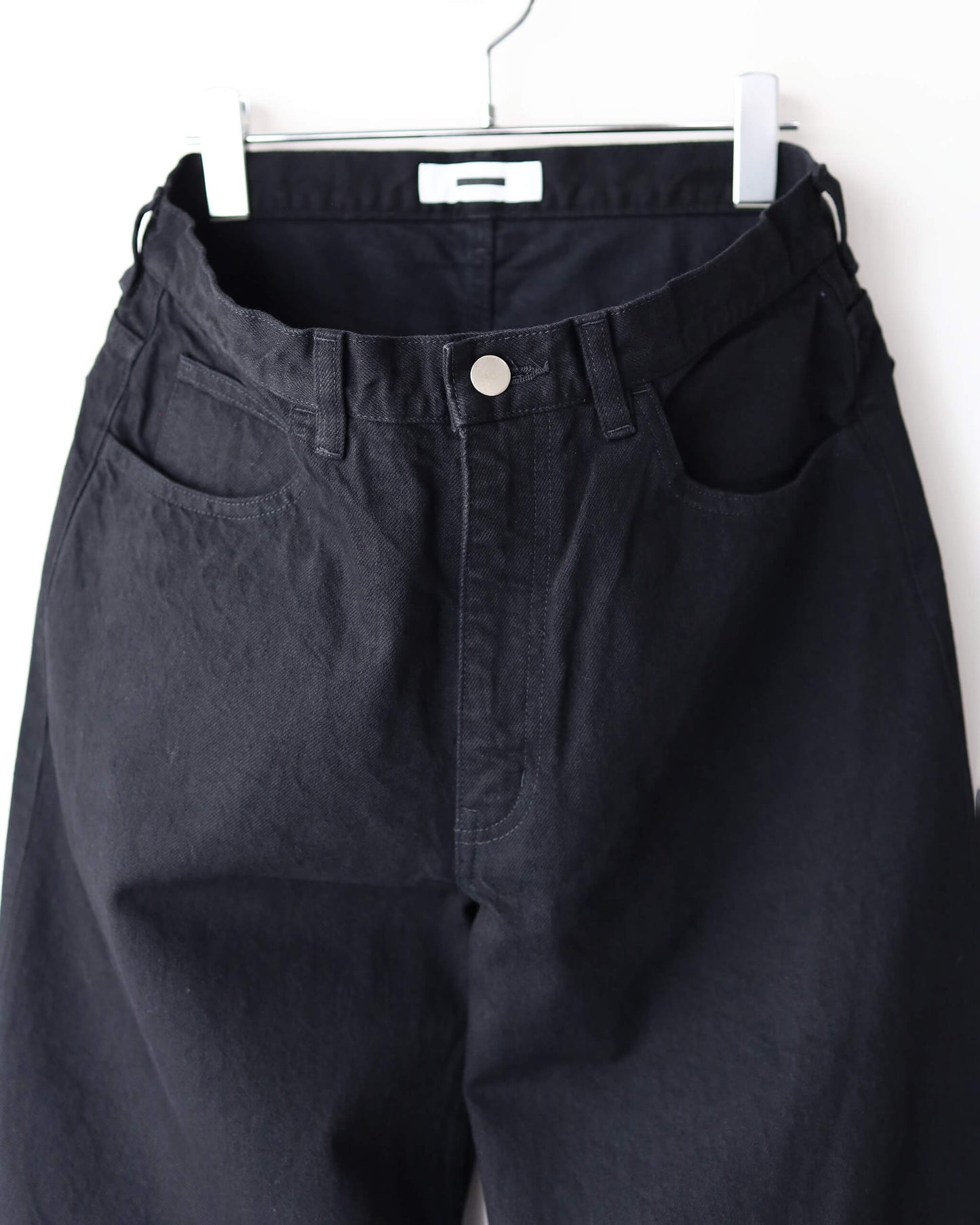 DENIM PANTS WIDE "BLACK"