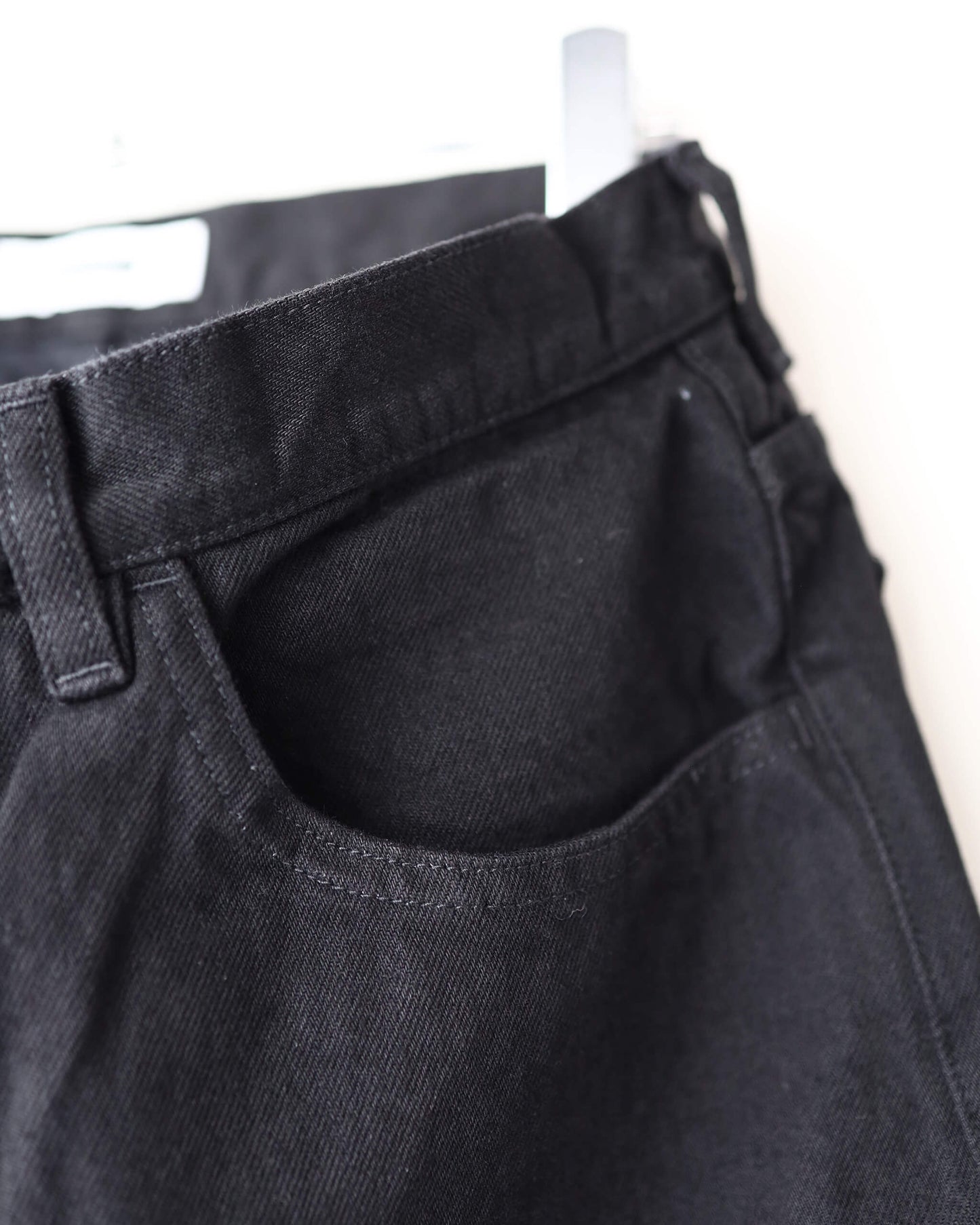 DENIM PANTS WIDE "BLACK"