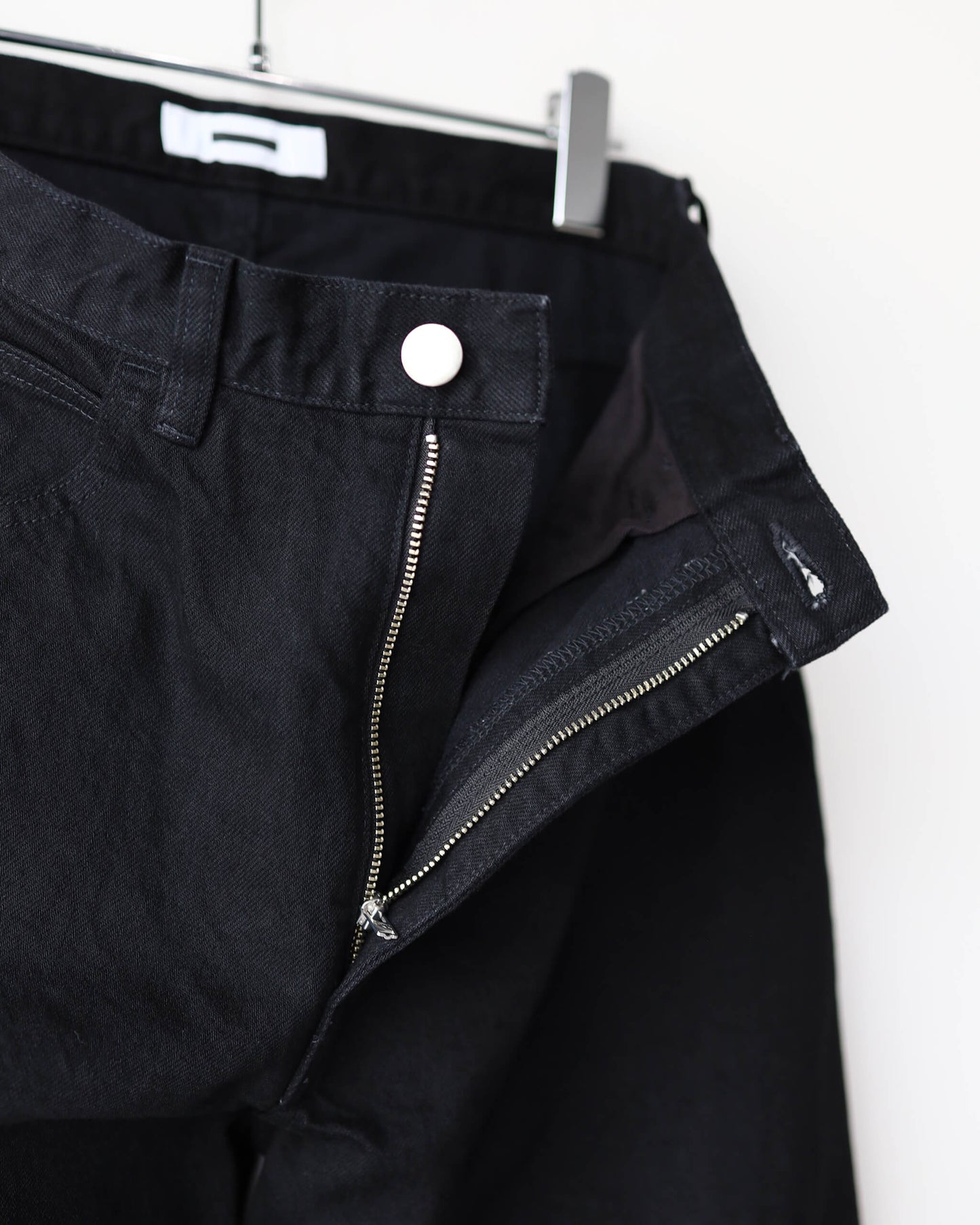 DENIM PANTS WIDE "BLACK"