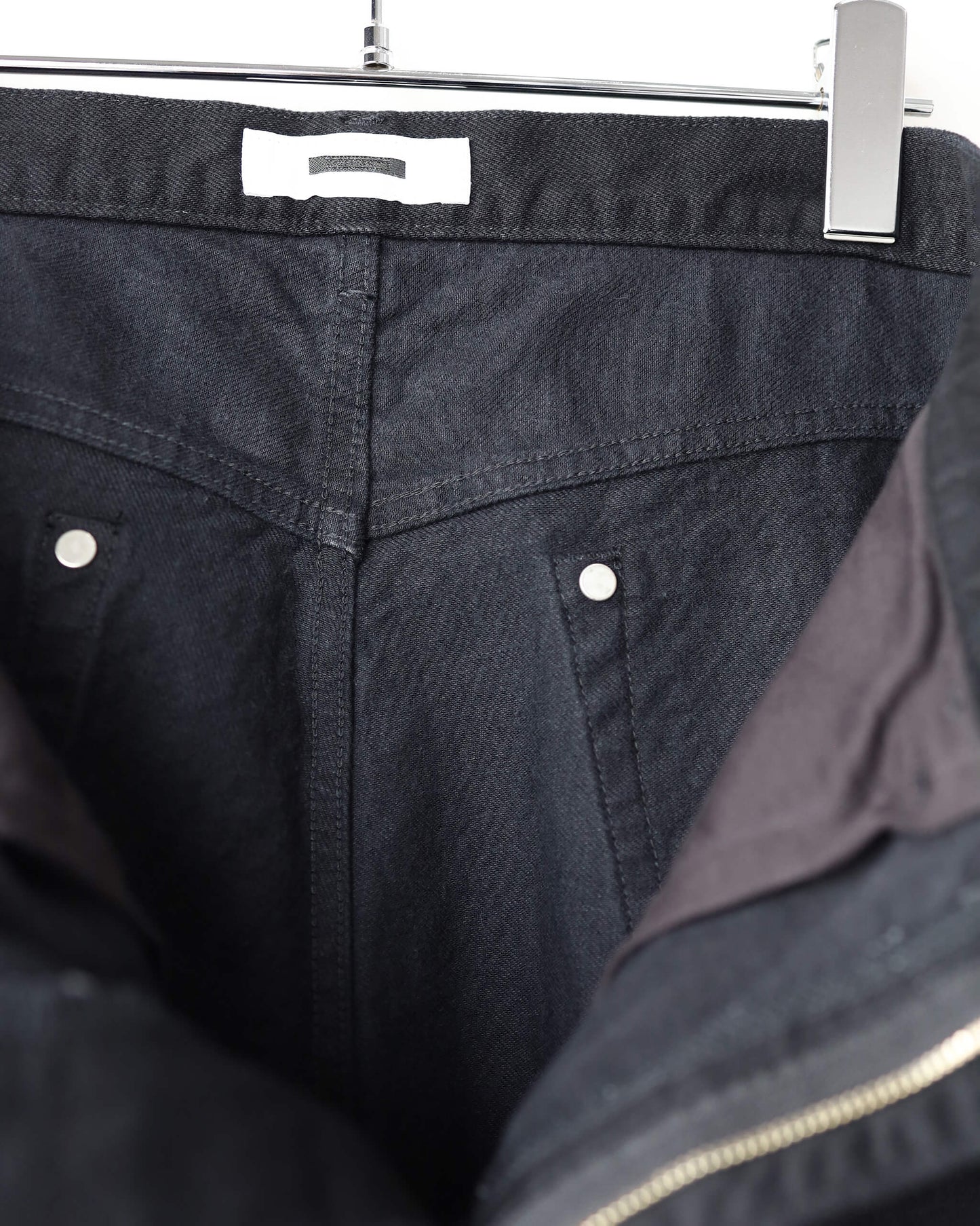 DENIM PANTS WIDE "BLACK"