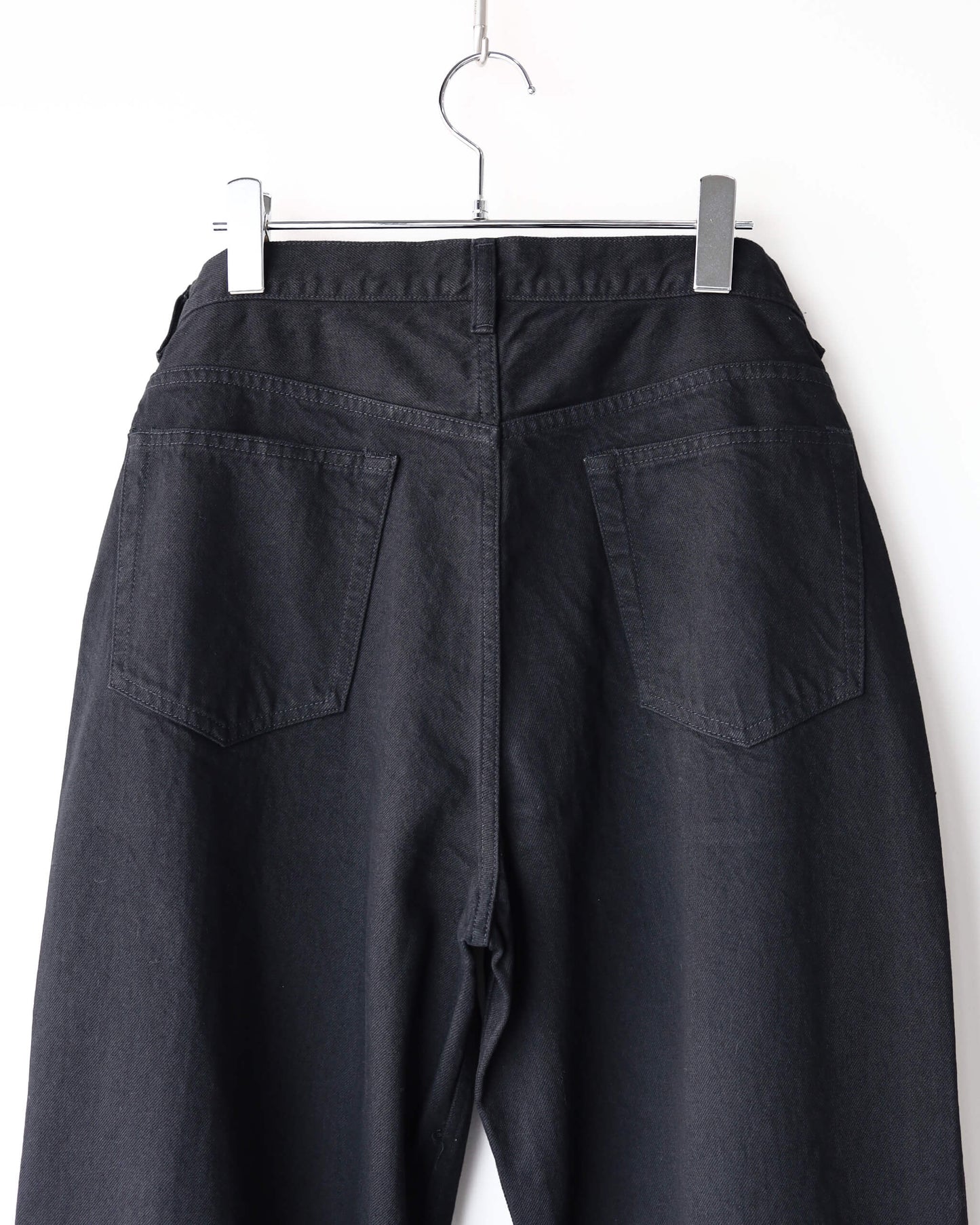 DENIM PANTS WIDE "BLACK"