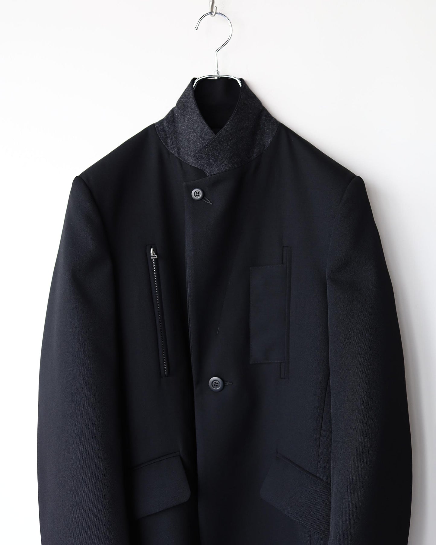 SUITING DEACON JACKET "Bk"