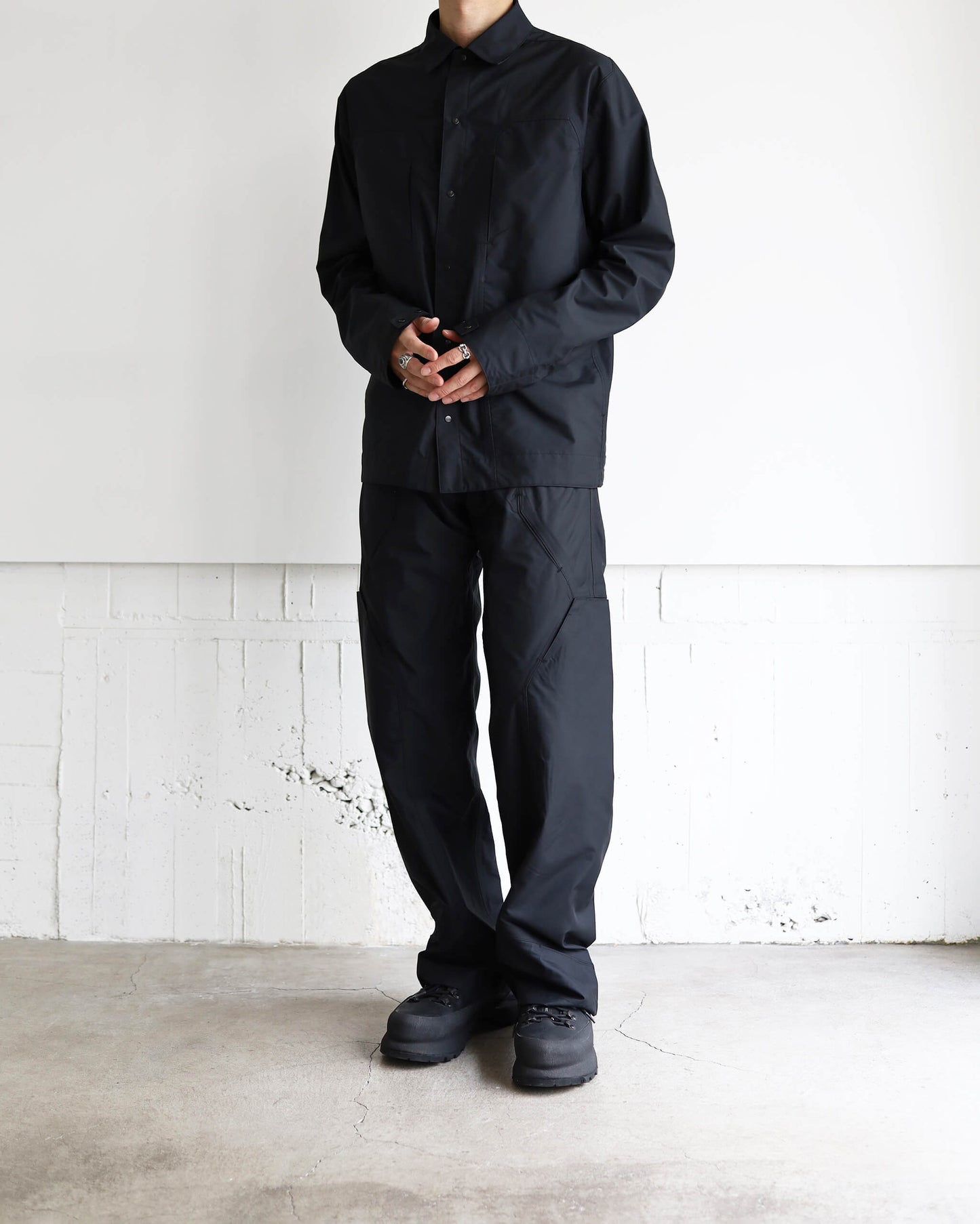 6Pocket Panel Work Jacket "BLACK"