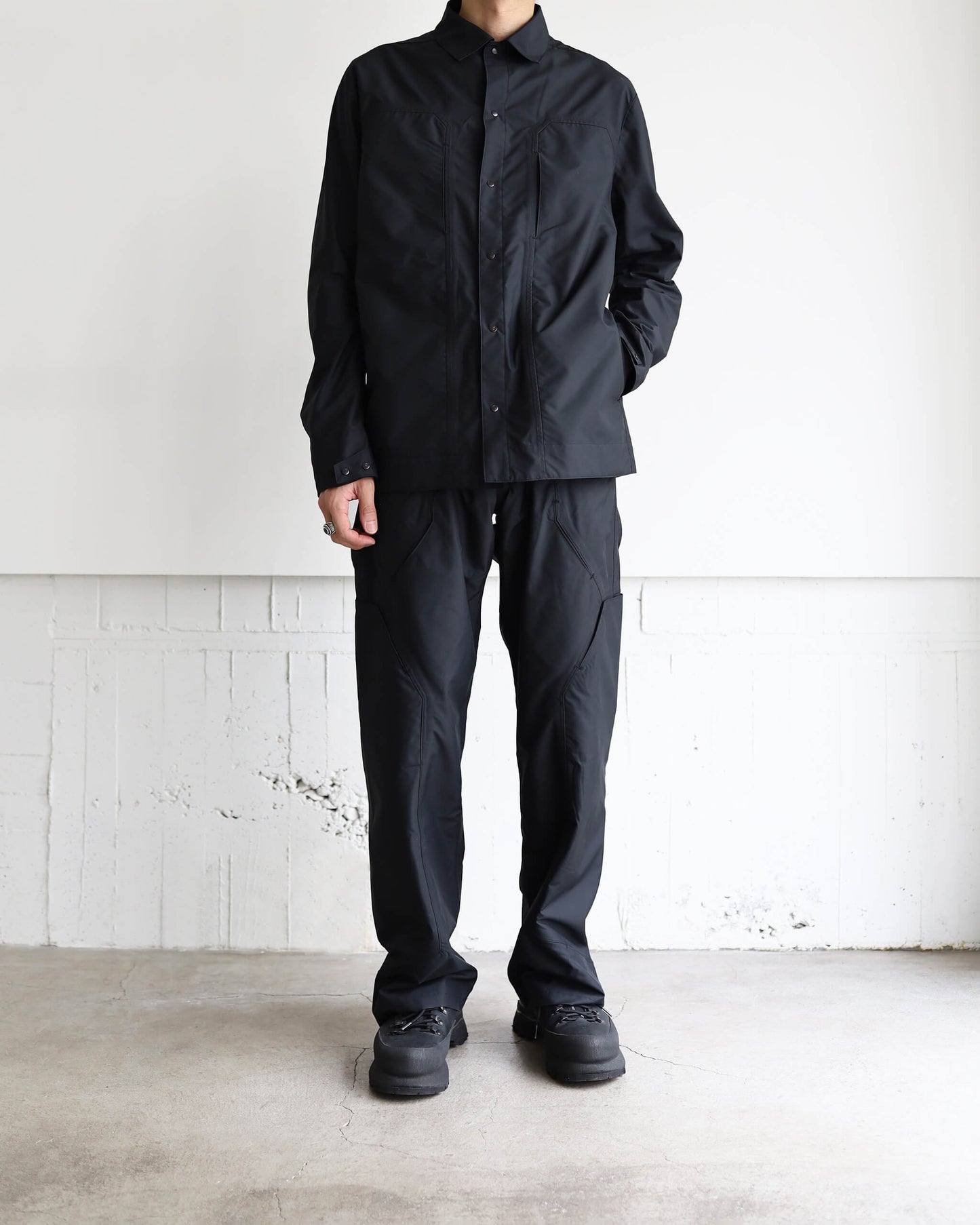 6Pocket Panel Work Jacket "BLACK"