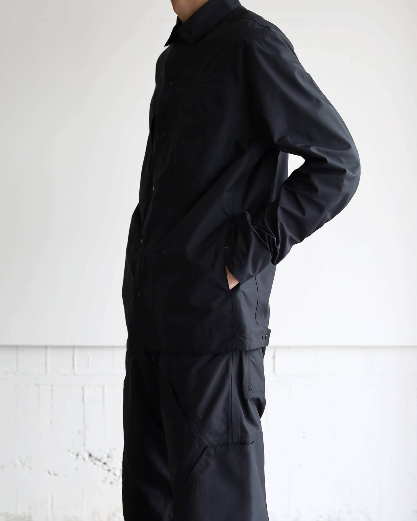 6Pocket Panel Work Jacket "BLACK"