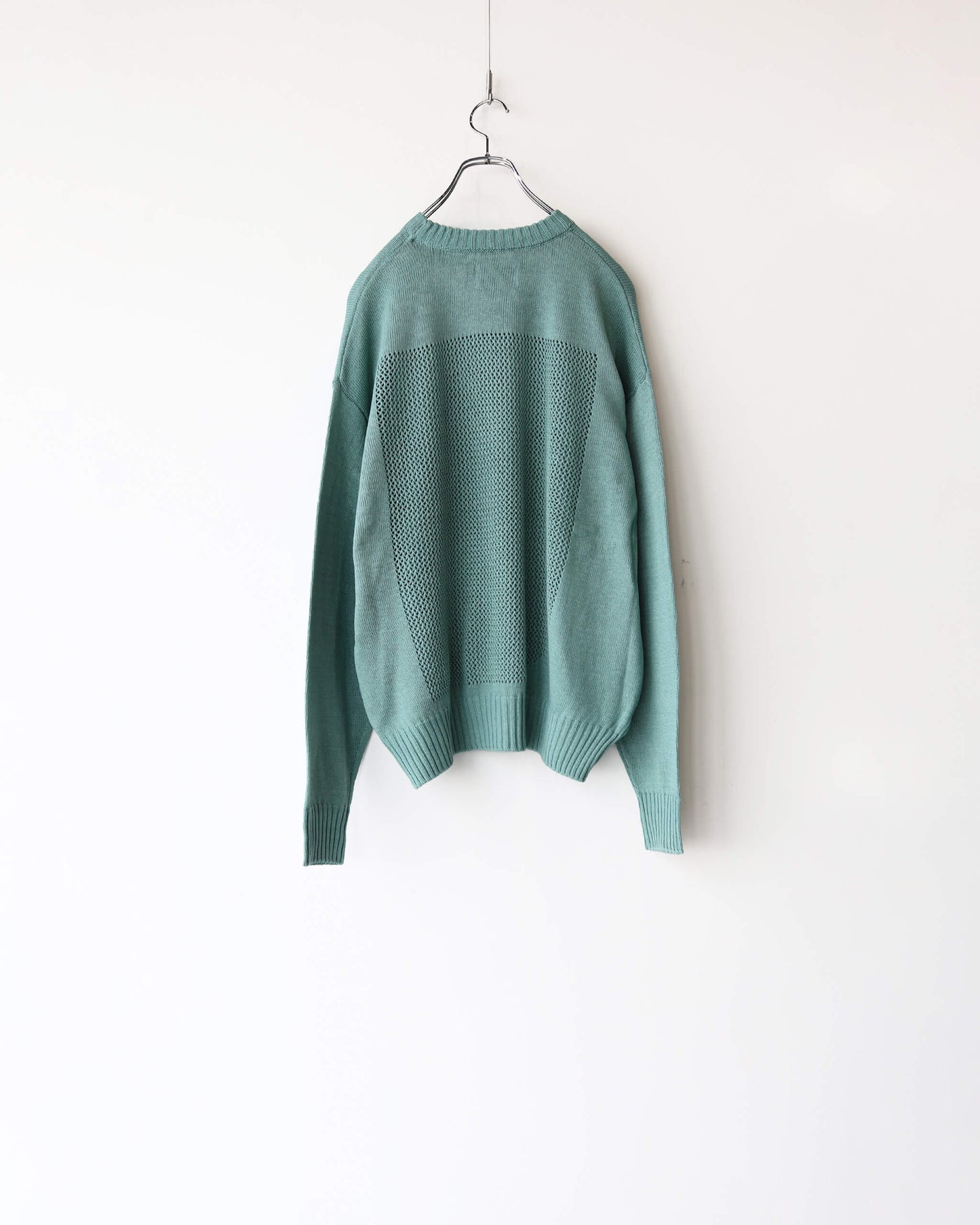 WINDOW WEB SWEATER "MOSS MINT"