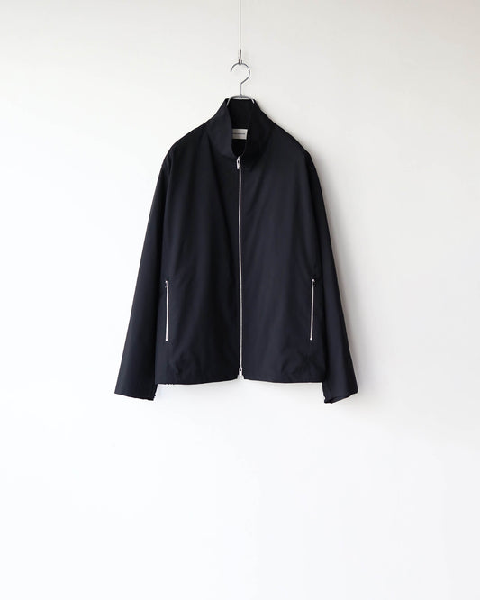 GYM JACKET 2/80 ORGANIC WOOL TYPEWRITER "BLACK"