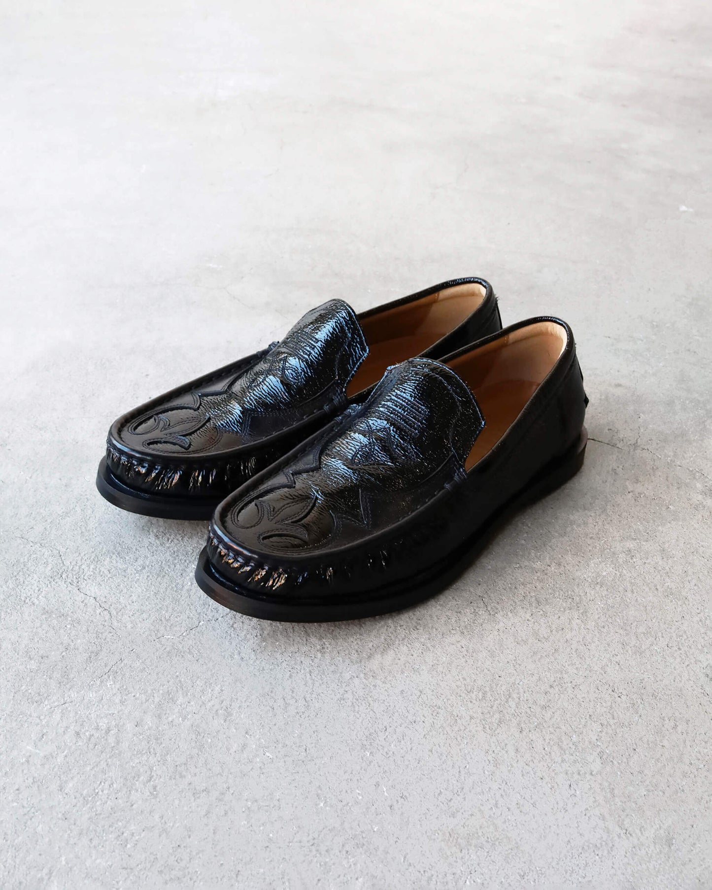 THE CITY COWBOY LOAFERS "BLACK"