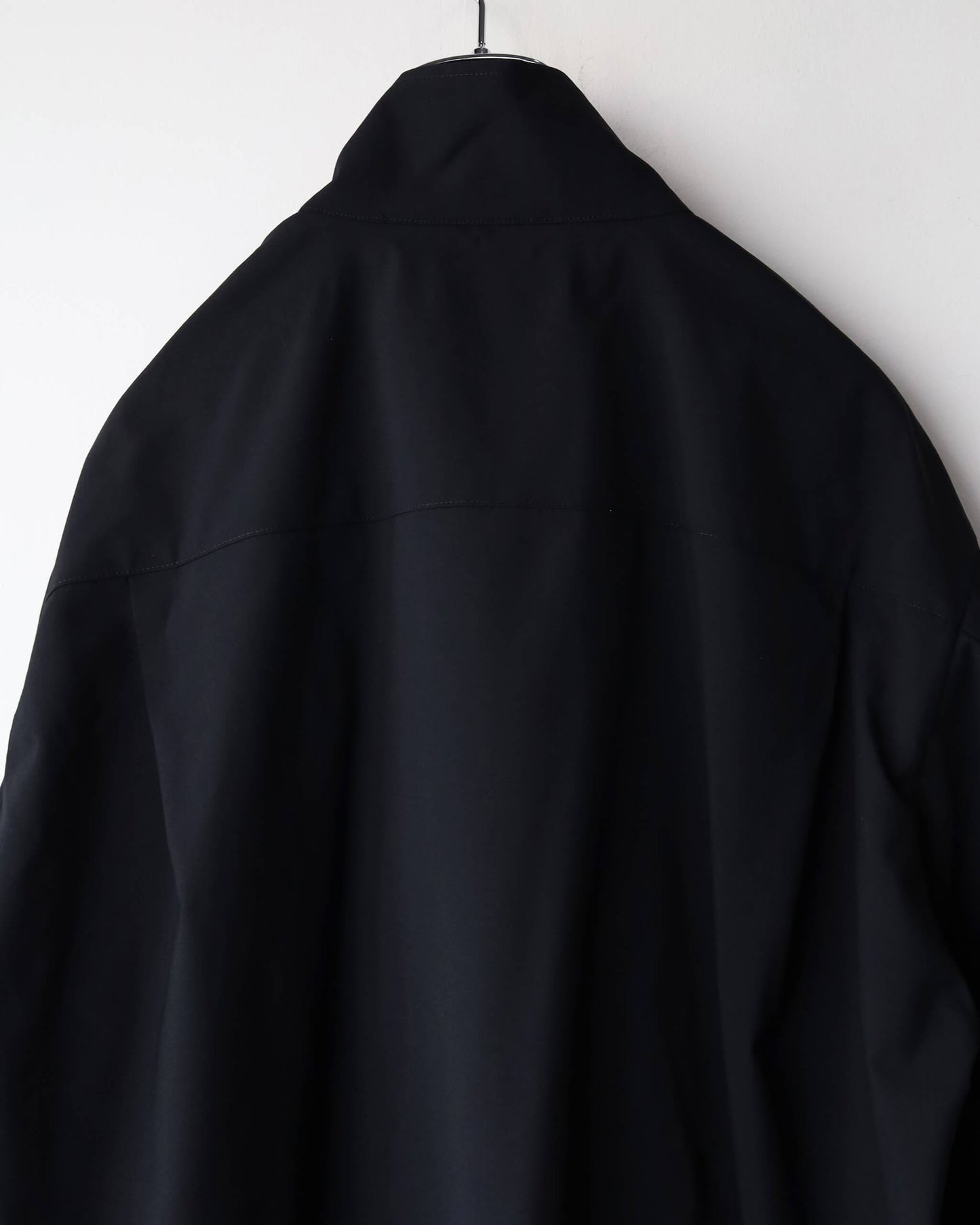 GYM JACKET 2/80 ORGANIC WOOL TYPEWRITER "BLACK"