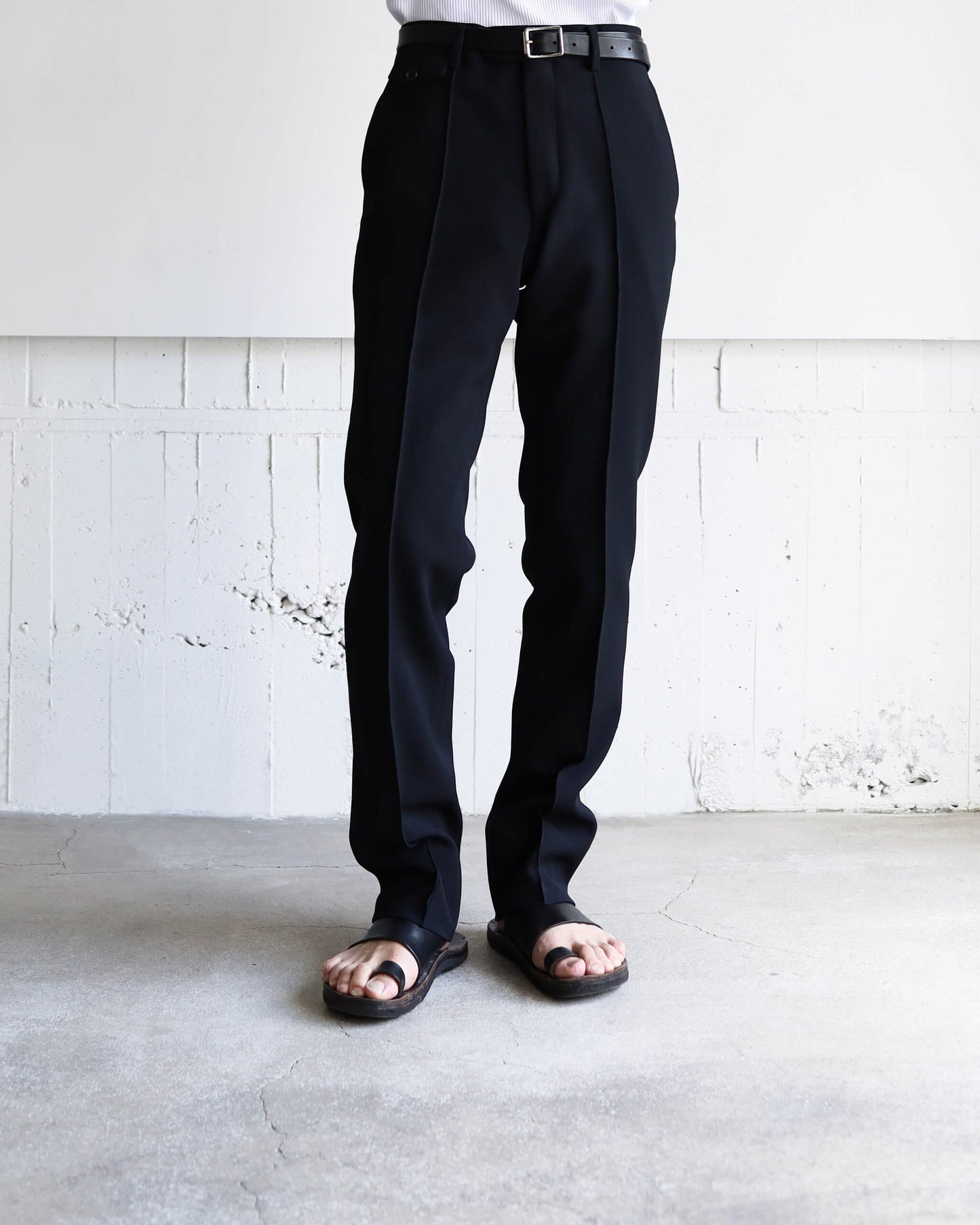 LINER TROUSERS "BLACK"