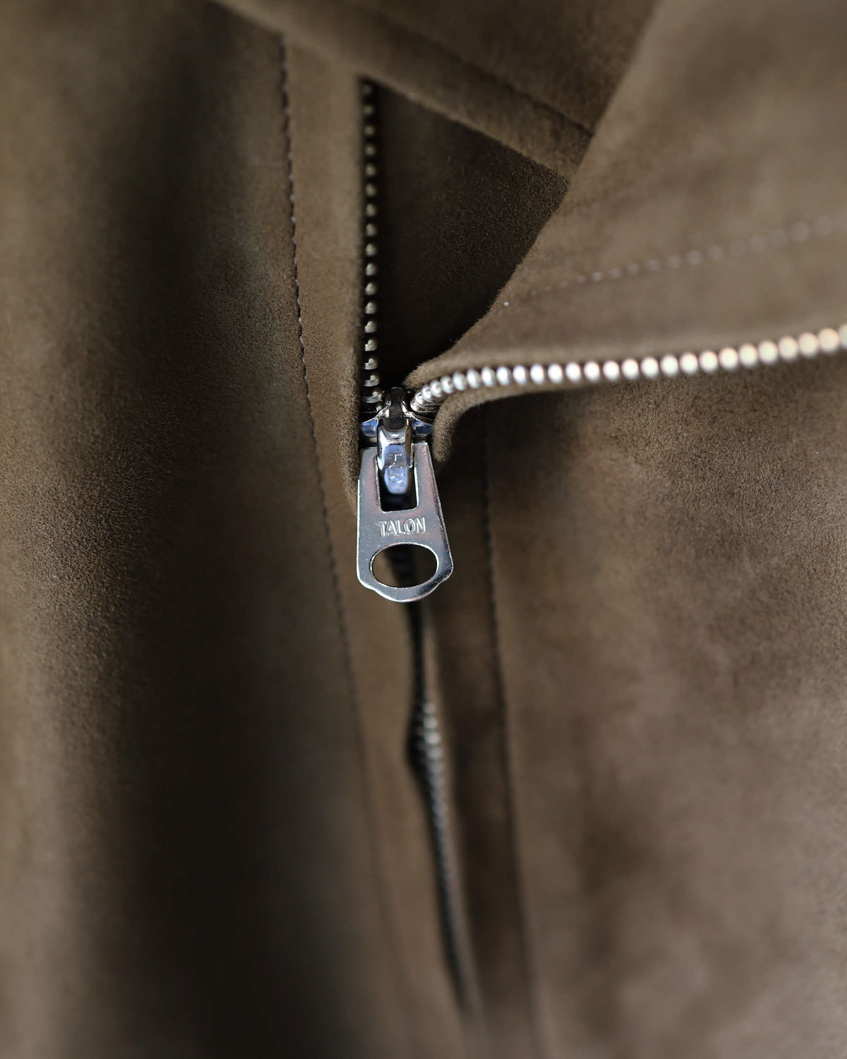 GOAT SUEDE LEATHER DOUBLE RIDERS JACKET "DARK BROWN"