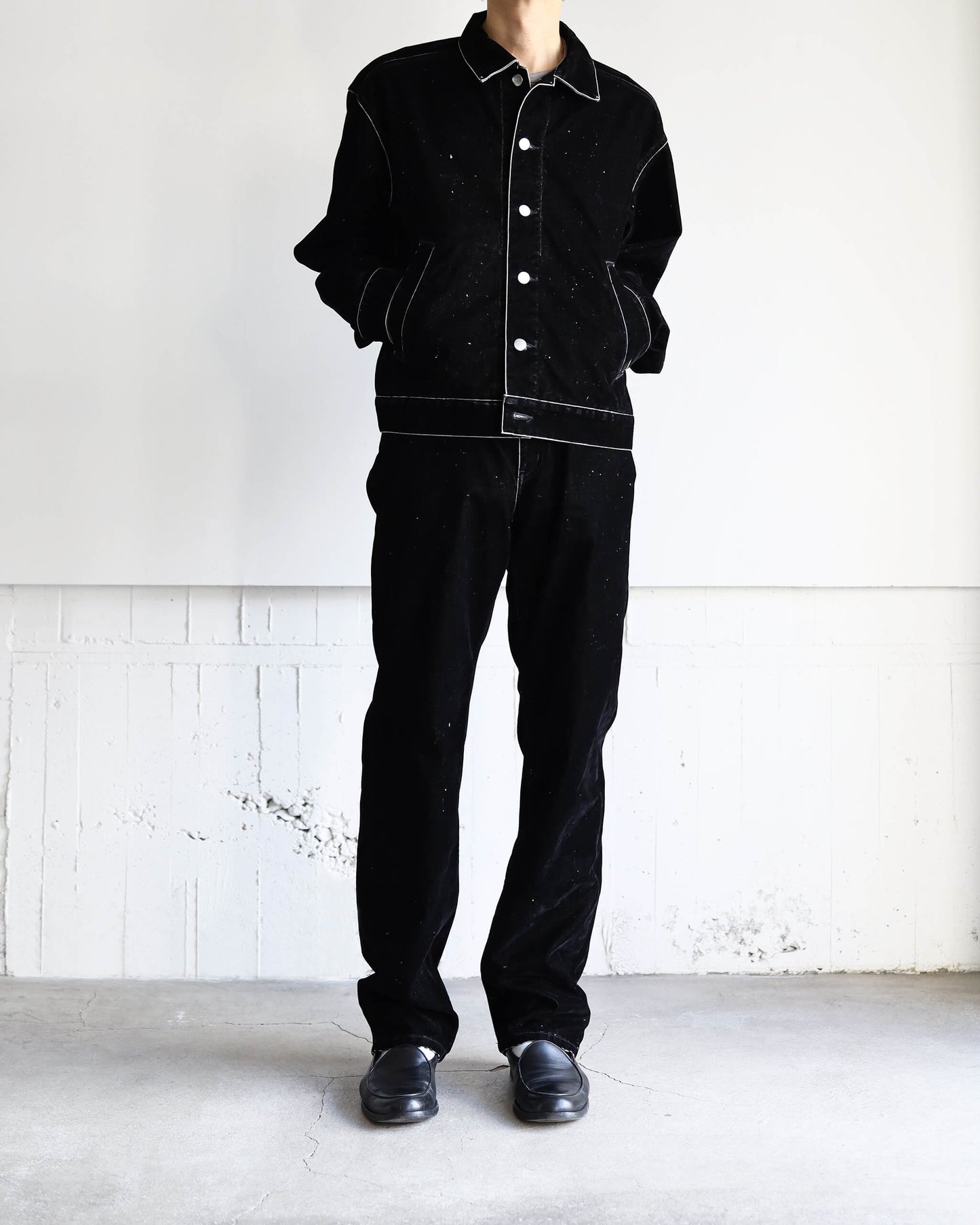 FLOCKY PANTS (STANDARD) "BLACK"