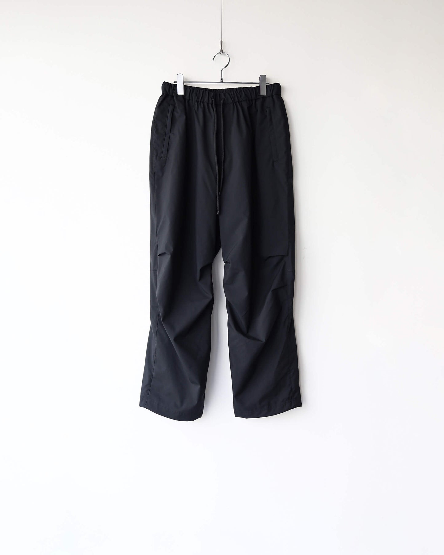 EASY ARMY TROUSERS 2/80 ORGANIC WOOL TYPEWRITER "BLACK"