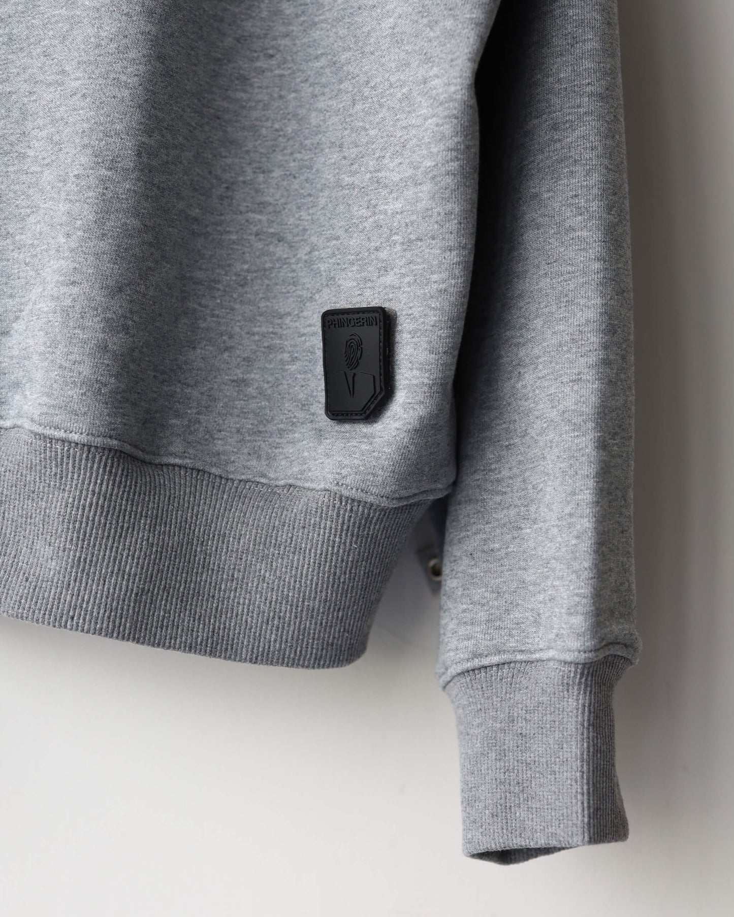 DOUBLE HENLEY SWEAT SHIRT "GREY"