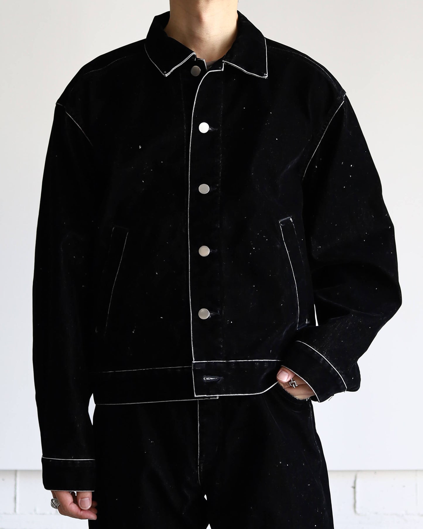 FLOCKY JACKET "BLACK"
