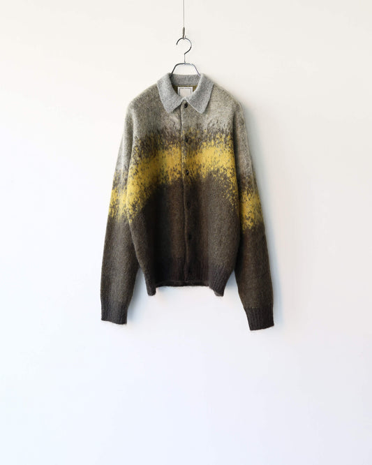 JACQUARD CARDIGAN "Grey Musterd"