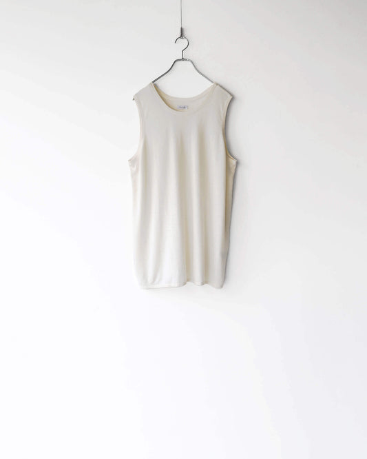 Silk Cashmere Tank-top "Ivory"