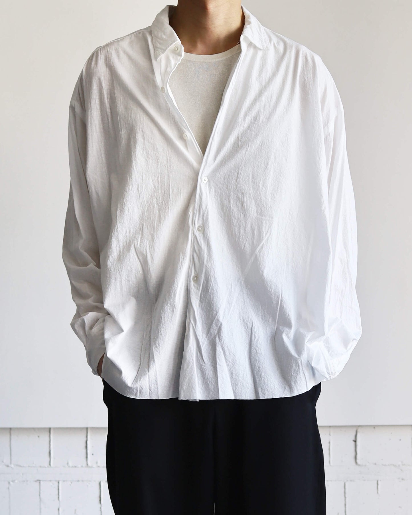 46G Artisan Shirt "WHITE"