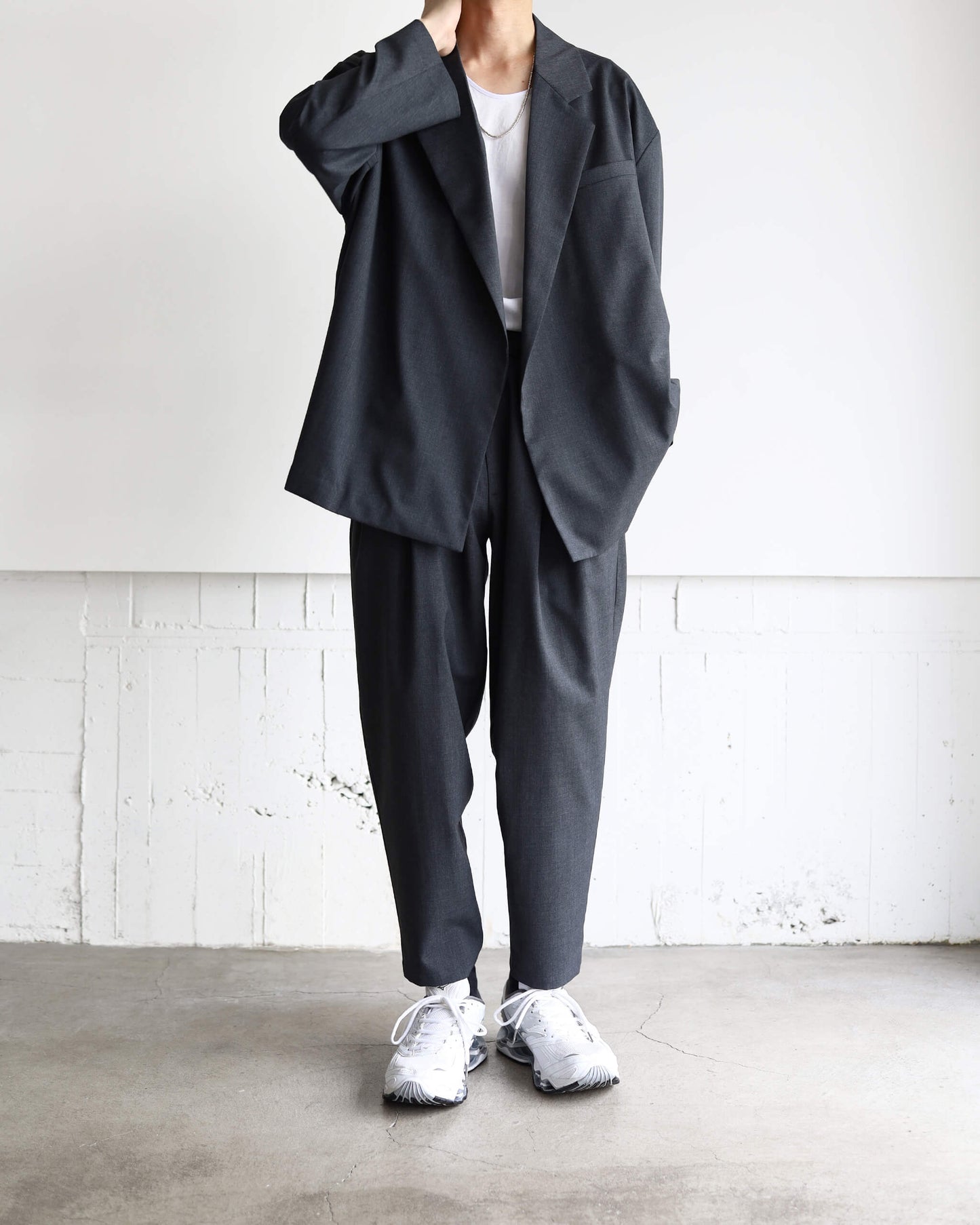 W JACKET "GRAY"