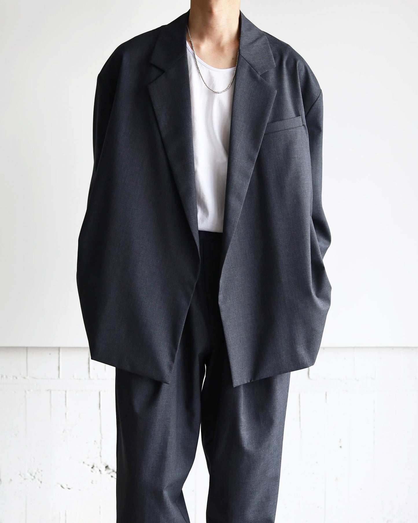 W JACKET "GRAY"