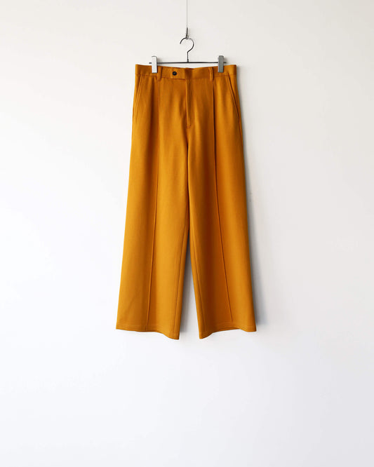 CUT AND SEWN WIDE SLACKS "Orange"