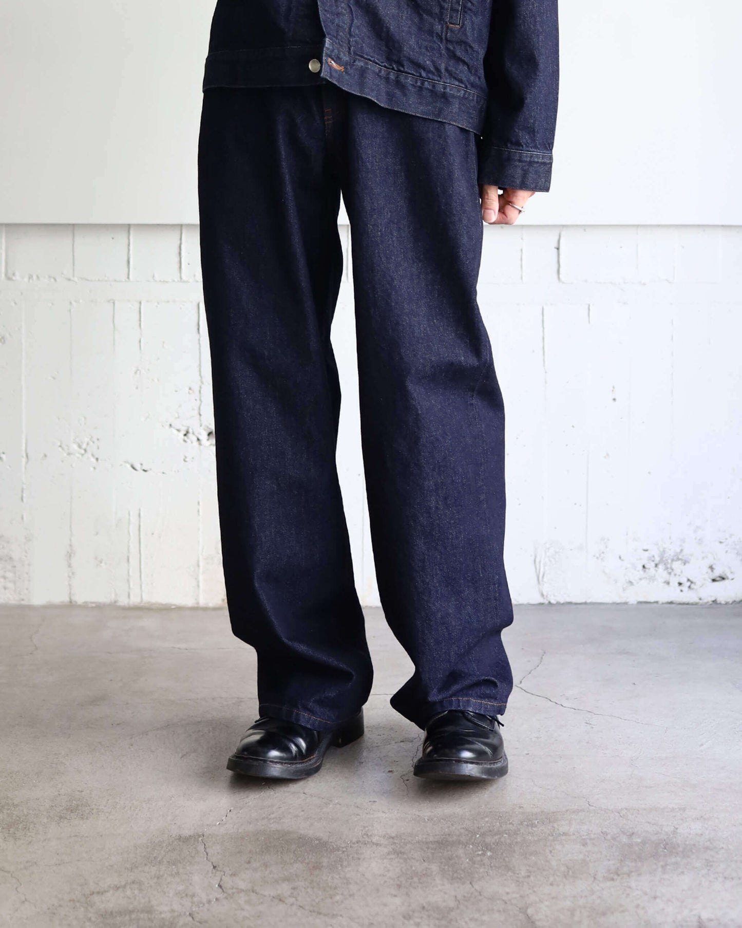 DENIM PANTS WIDE "INDIGO"