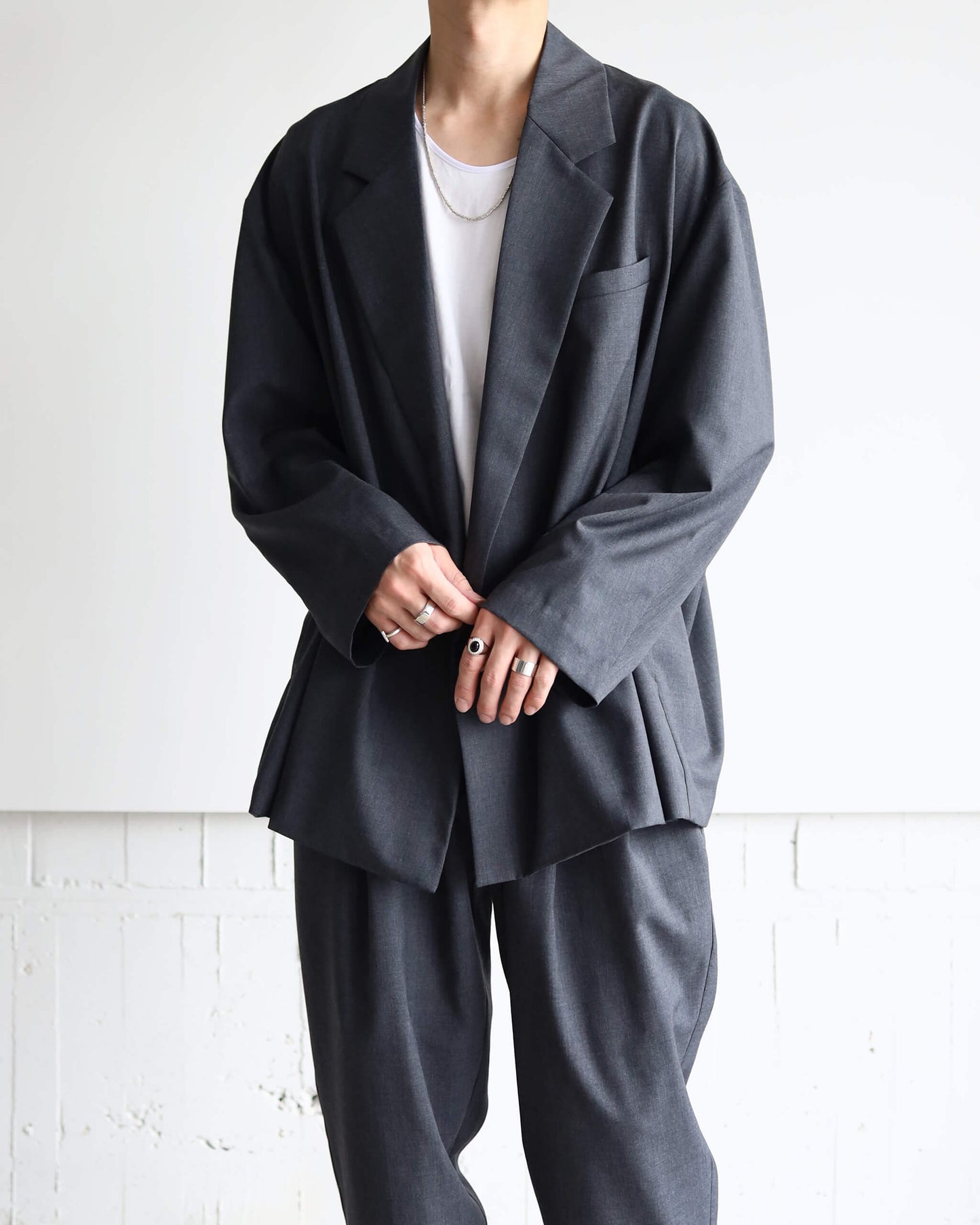 W JACKET "GRAY"