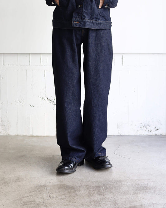 DENIM PANTS WIDE "INDIGO"