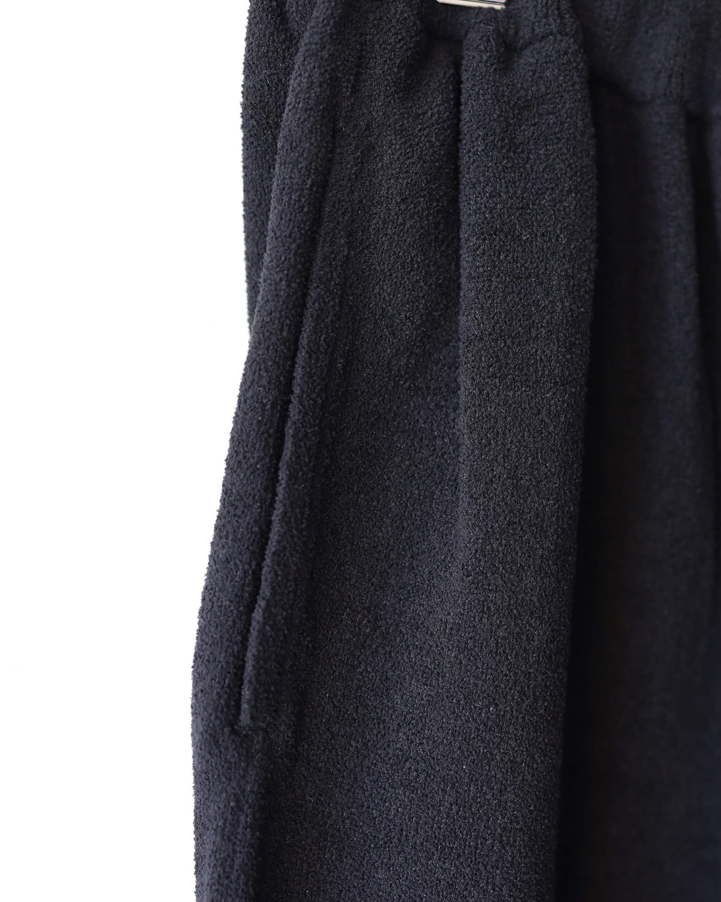 Cotton cashmere pile Line pants "Black"