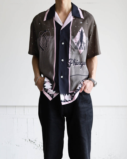 SUMMER SHIRT SPACE "DARK BROWN"