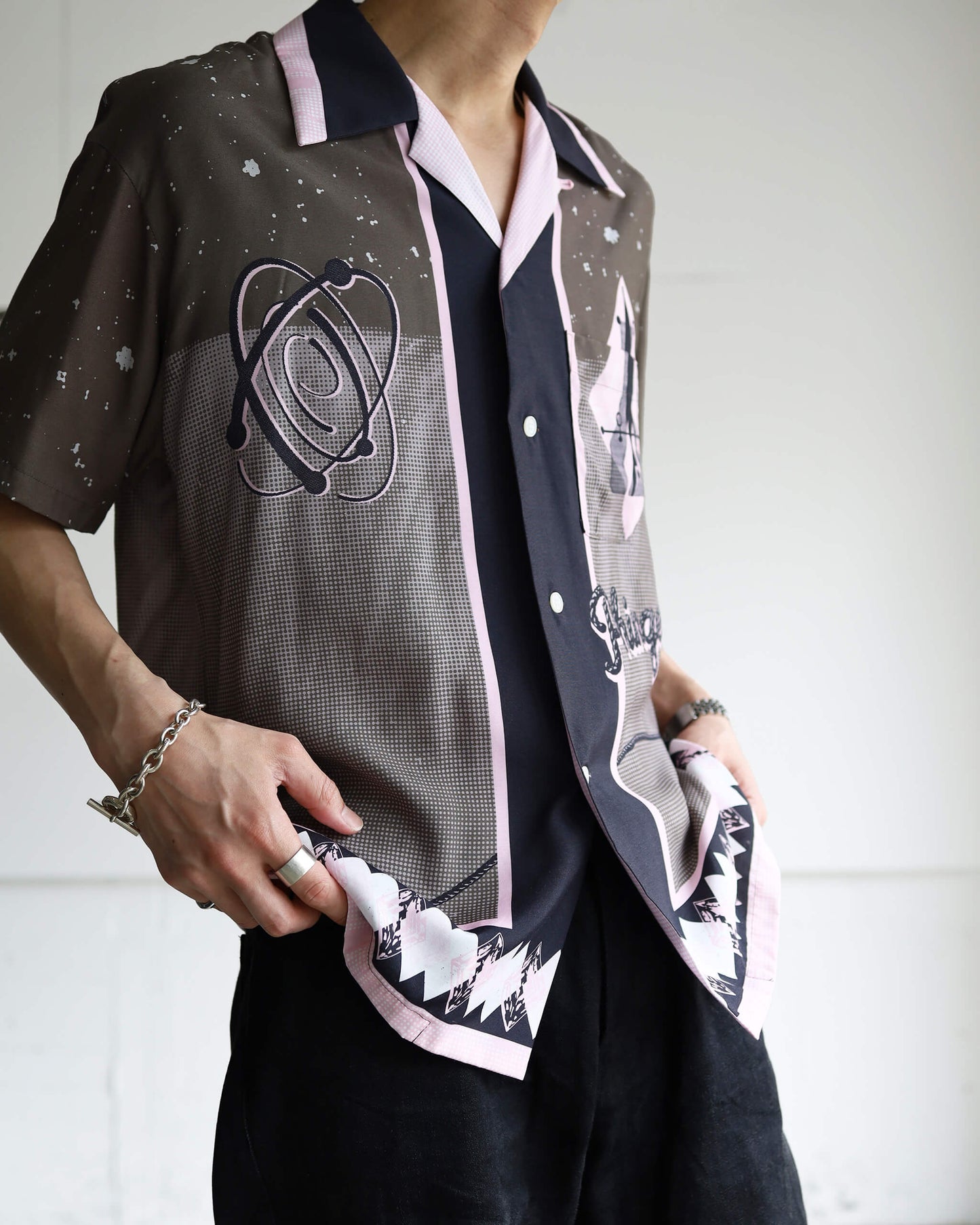 SUMMER SHIRT SPACE "DARK BROWN"